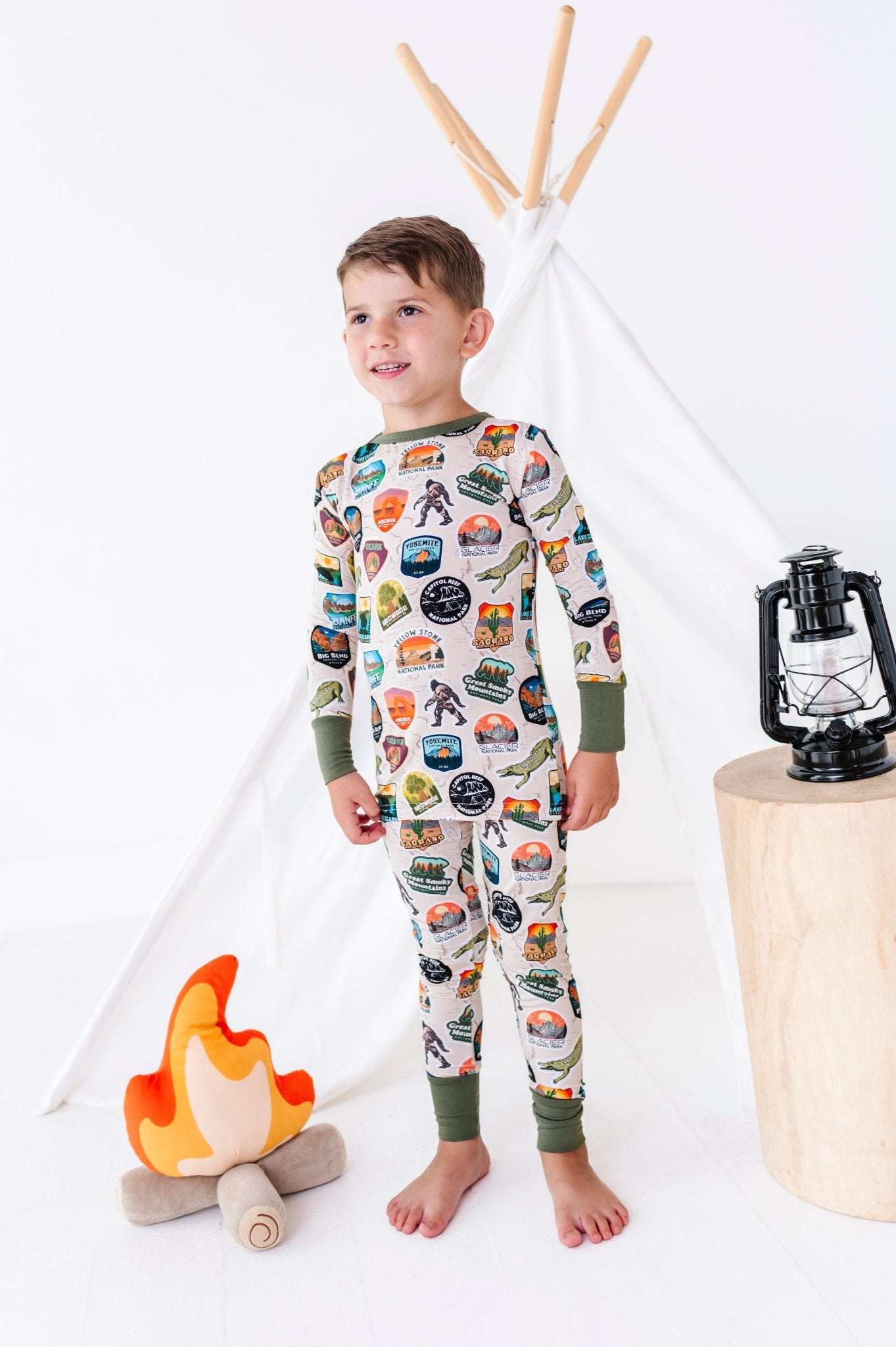 Two Piece Jammies - Park Passport - The Sleepy Sloth