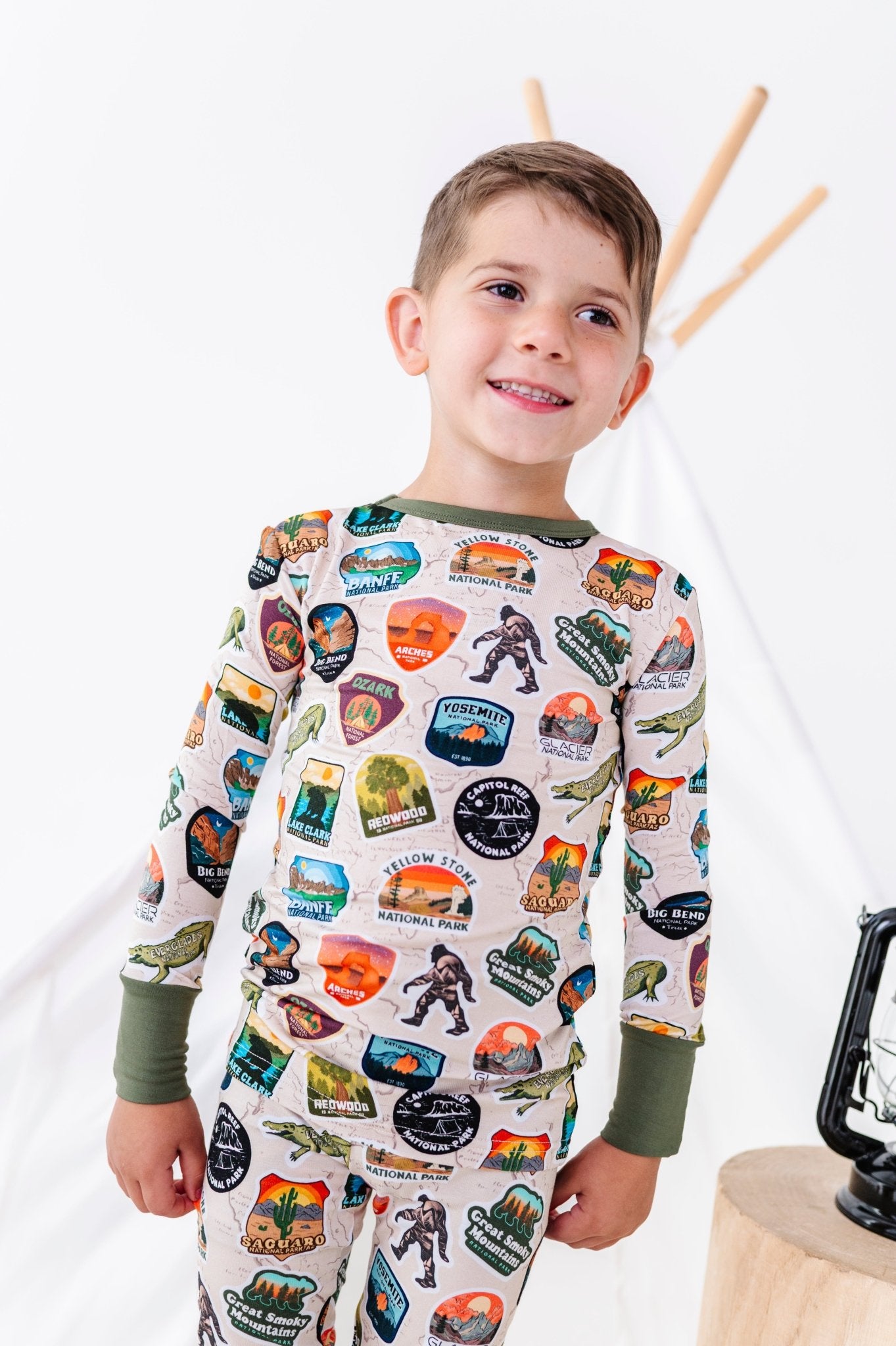 Two Piece Jammies - Park Passport - The Sleepy Sloth