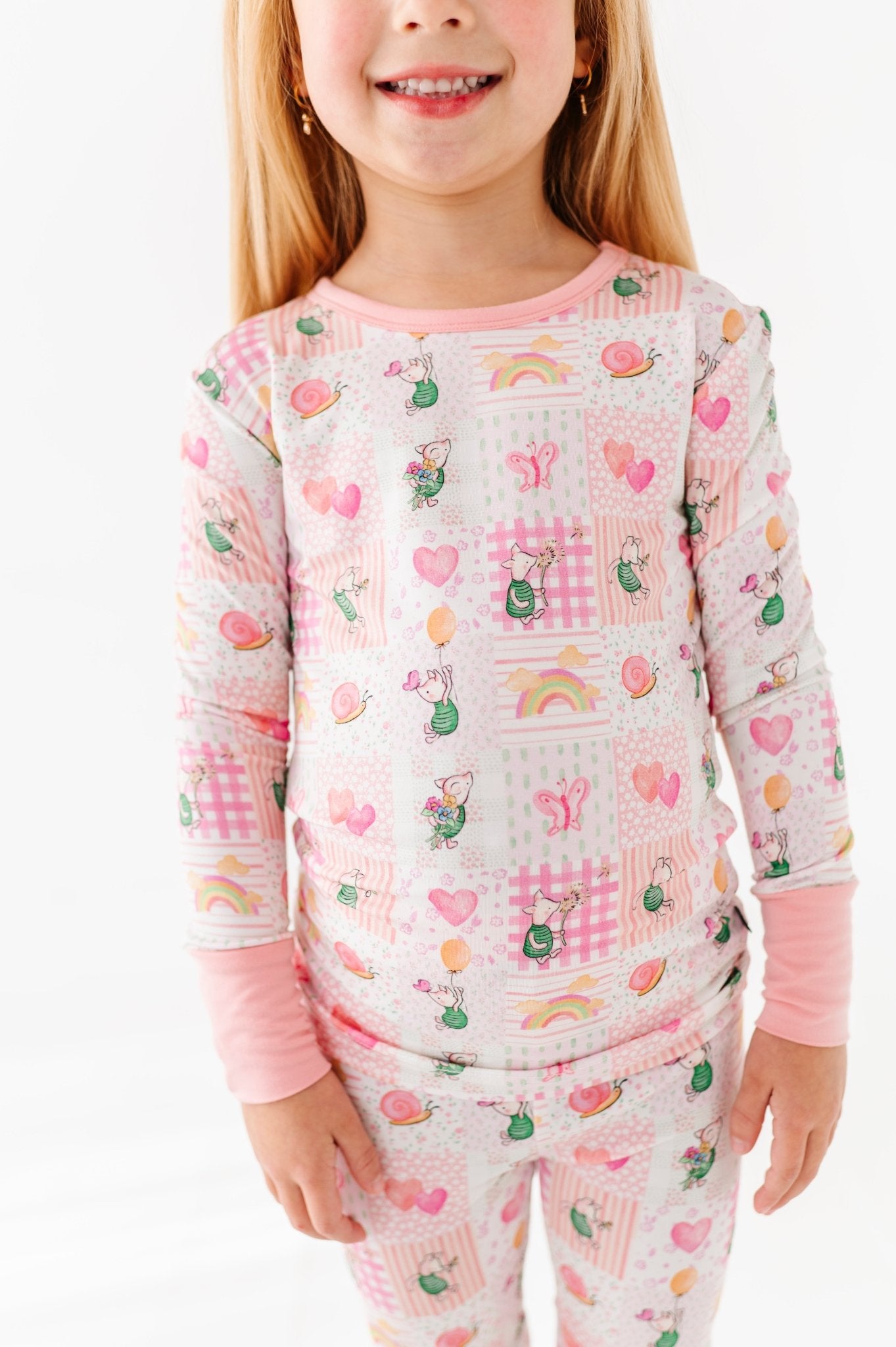 Two Piece Jammies - PRETTY IN PIGLET - The Sleepy Sloth