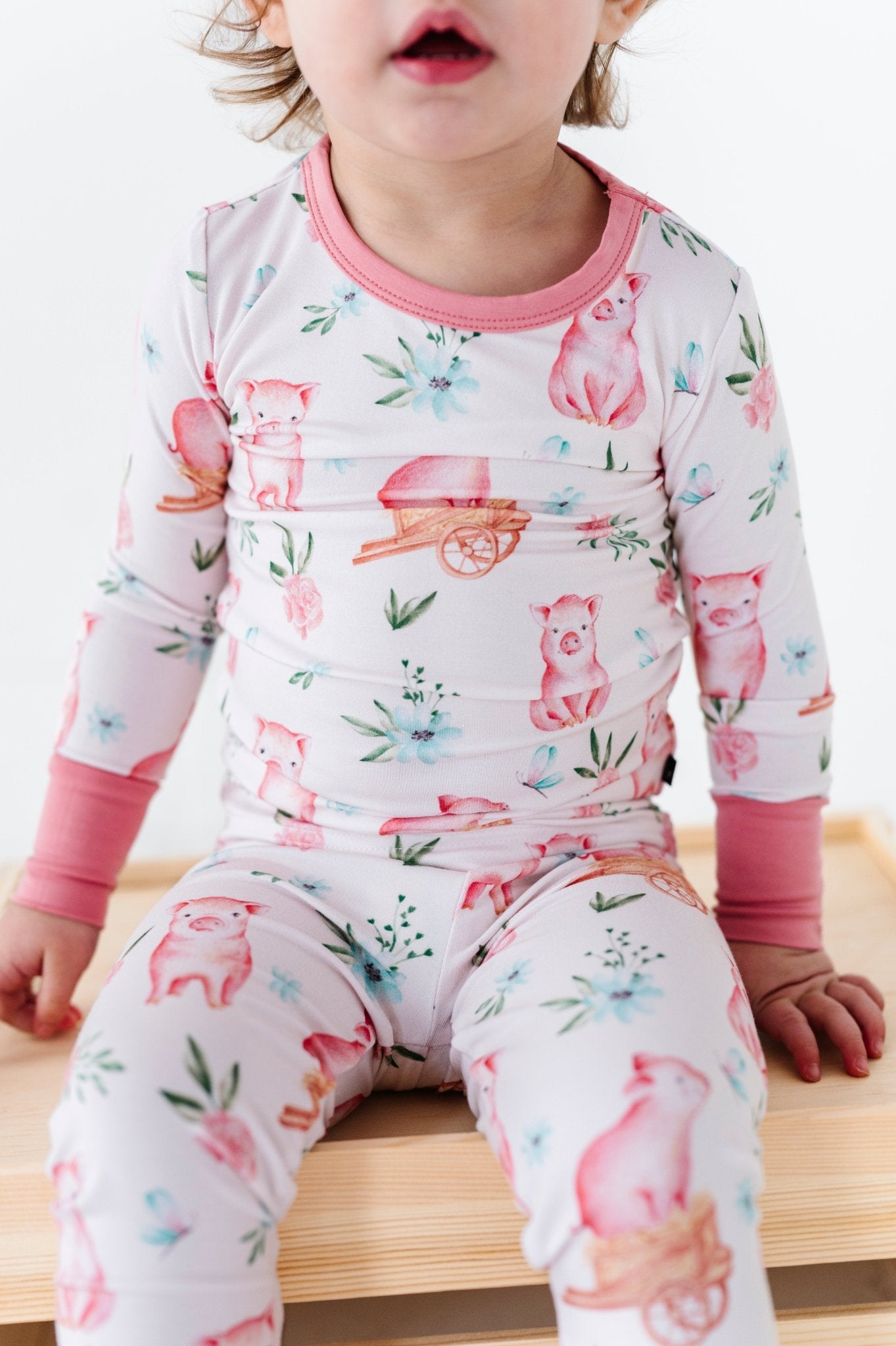 TWO PIECE JAMMIES - PRETTY PETUNIA - The Sleepy Sloth