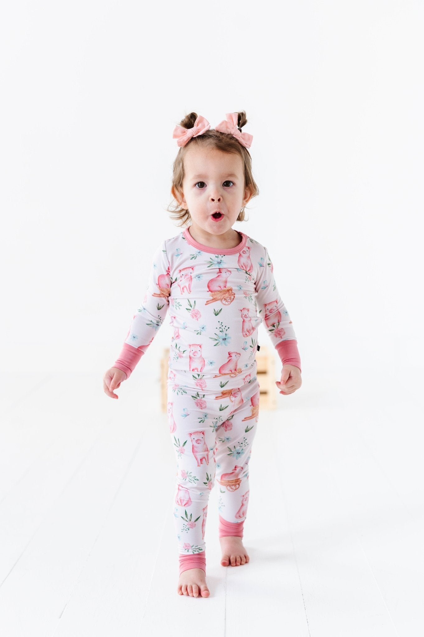 TWO PIECE JAMMIES - PRETTY PETUNIA - The Sleepy Sloth