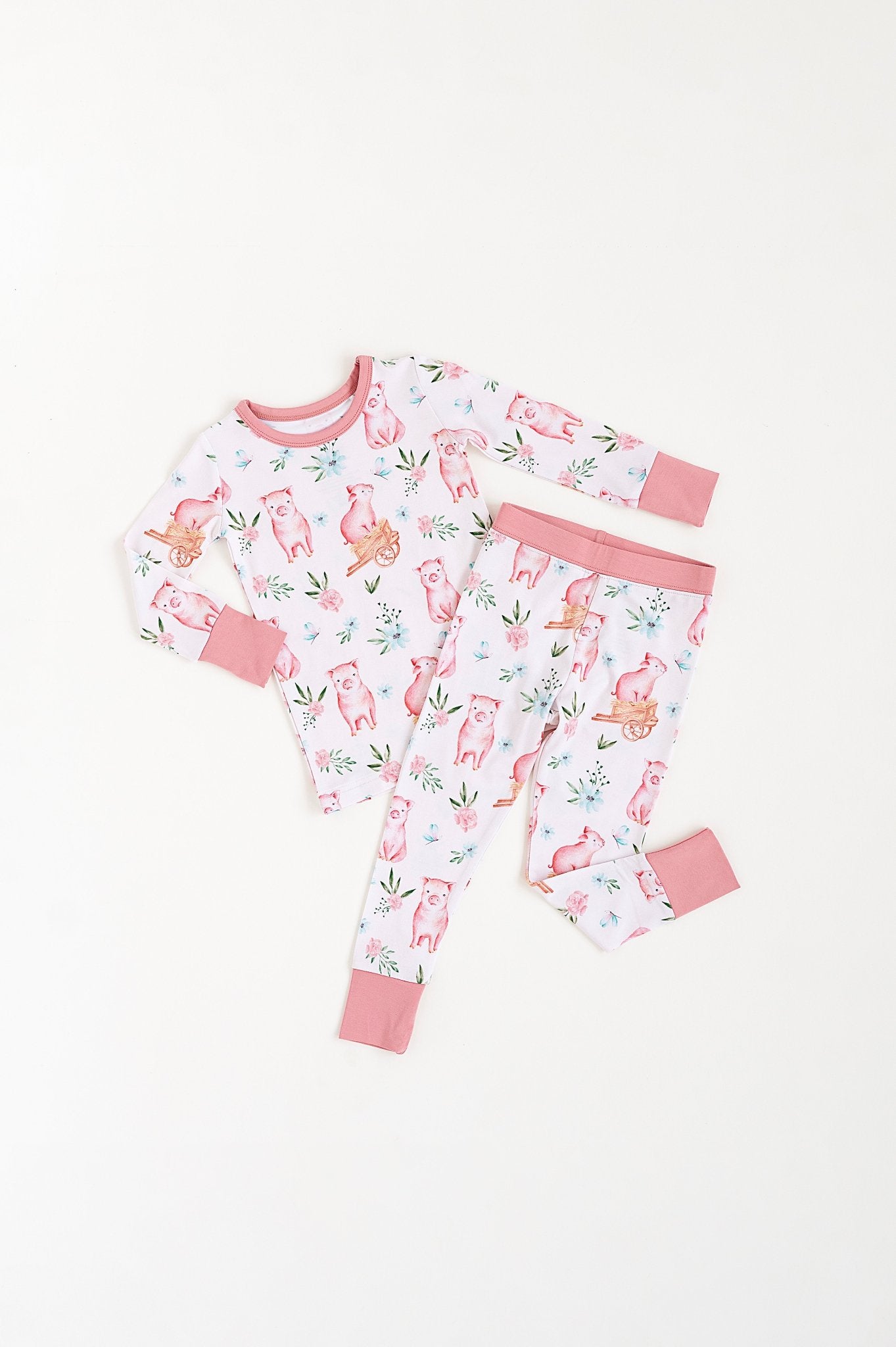 TWO PIECE JAMMIES - PRETTY PETUNIA - The Sleepy Sloth