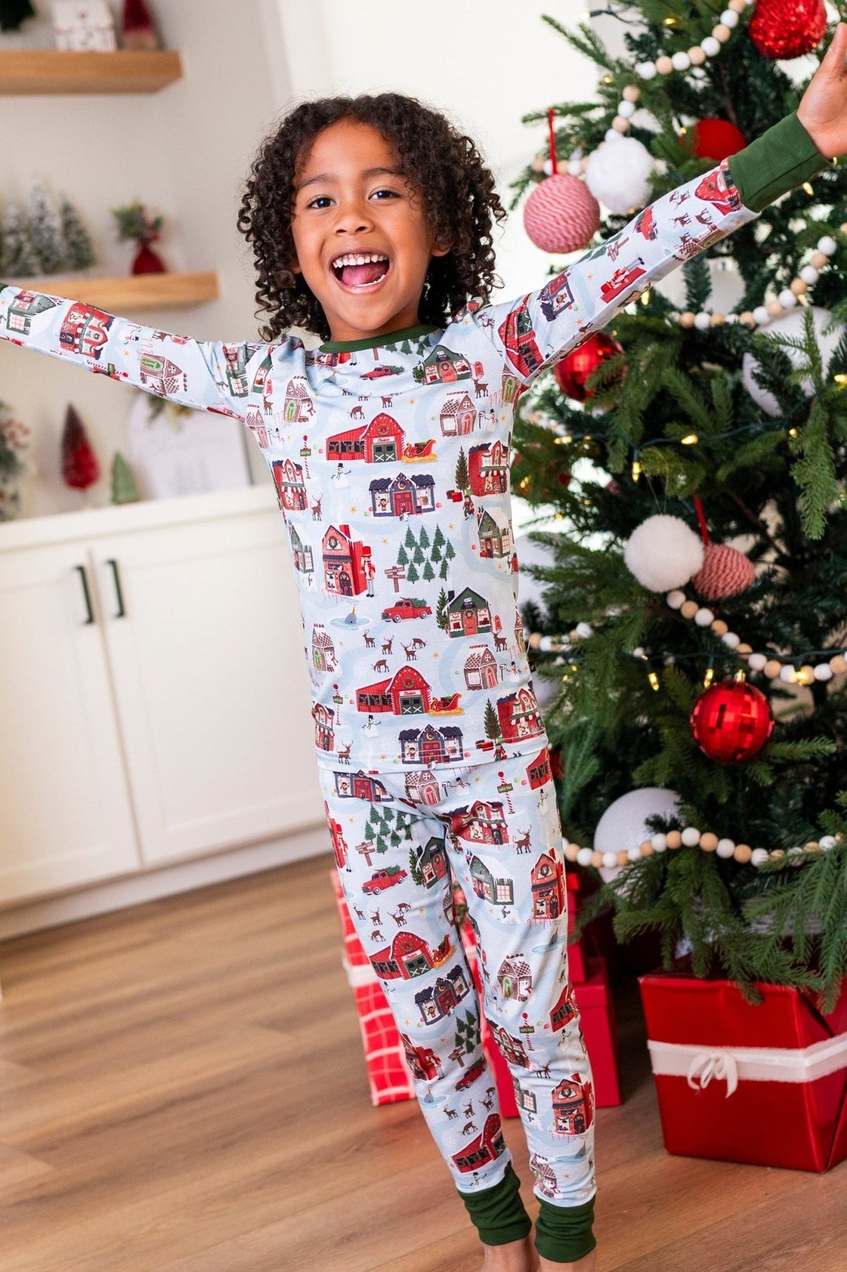 Two Piece Jammies - Santa's Village - The Sleepy Sloth
