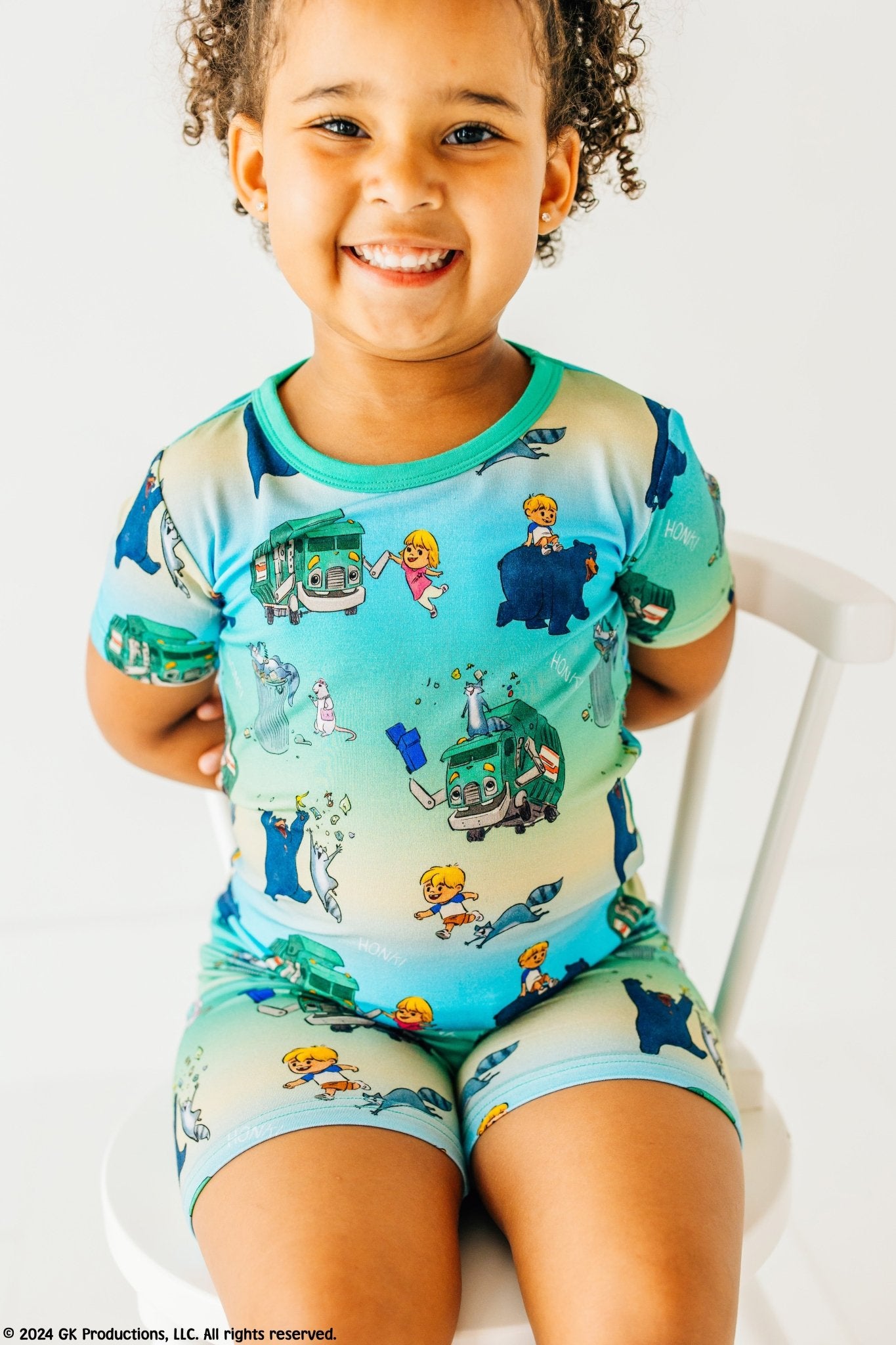 TWO PIECE JAMMIES SHORT SET - Honk! Honk! - The Sleepy Sloth