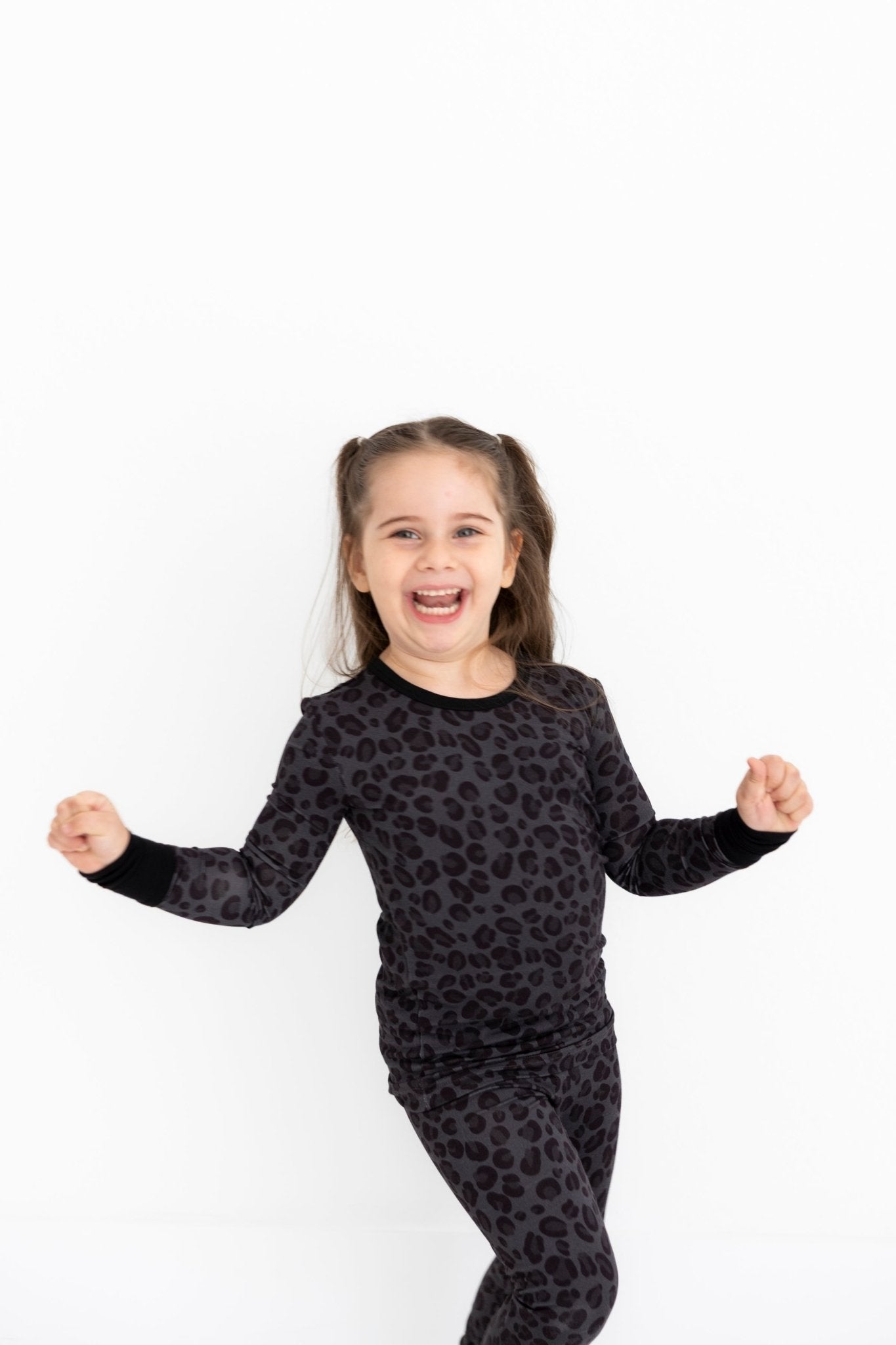 TWO PIECE JAMMIES - SPOTTED IN ONYX - The Sleepy Sloth