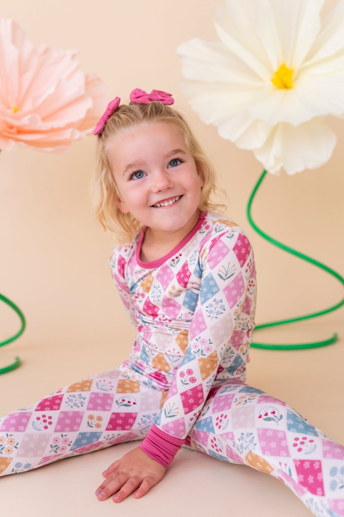 Two Piece Jammies - Stitched In Bloom - The Sleepy Sloth