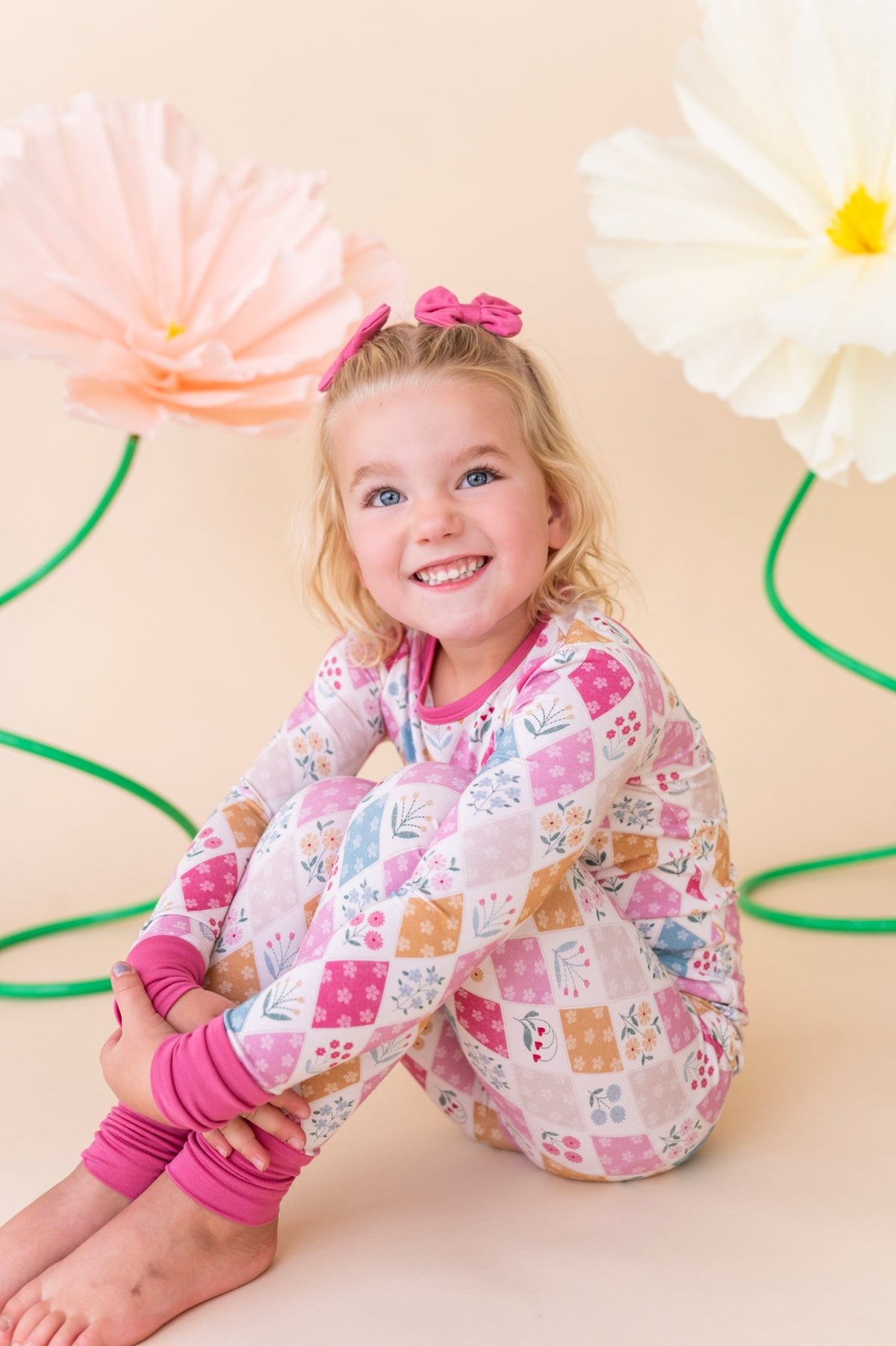 Two Piece Jammies - Stitched In Bloom - The Sleepy Sloth