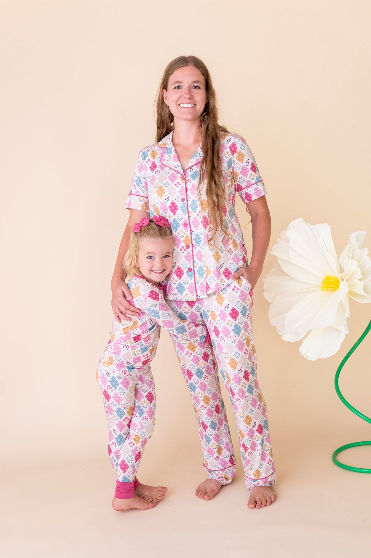 Two Piece Jammies - Stitched In Bloom - The Sleepy Sloth