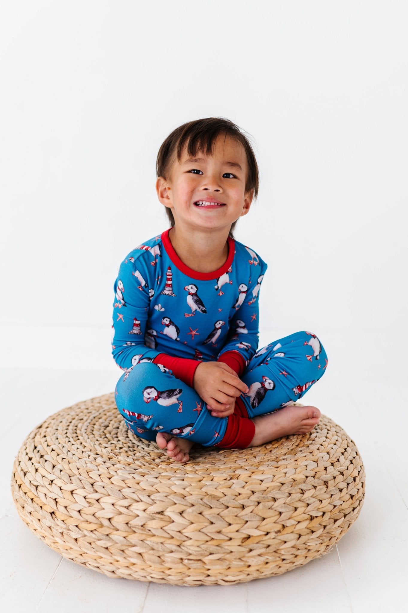 TWO PIECE JAMMIES - STUD PUFFINS - The Sleepy Sloth