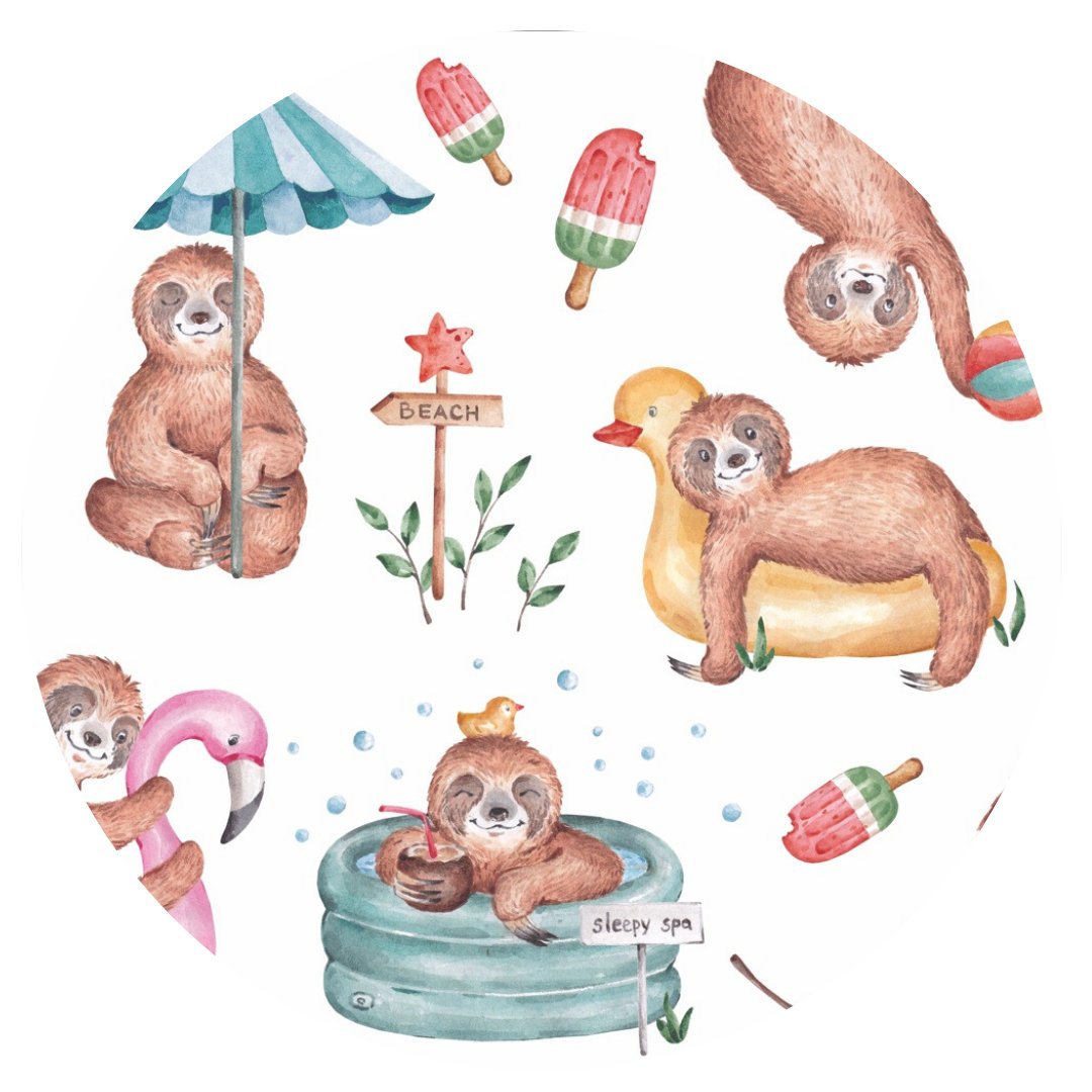 TWO PIECE JAMMIES - SUMMER DAZE - The Sleepy Sloth