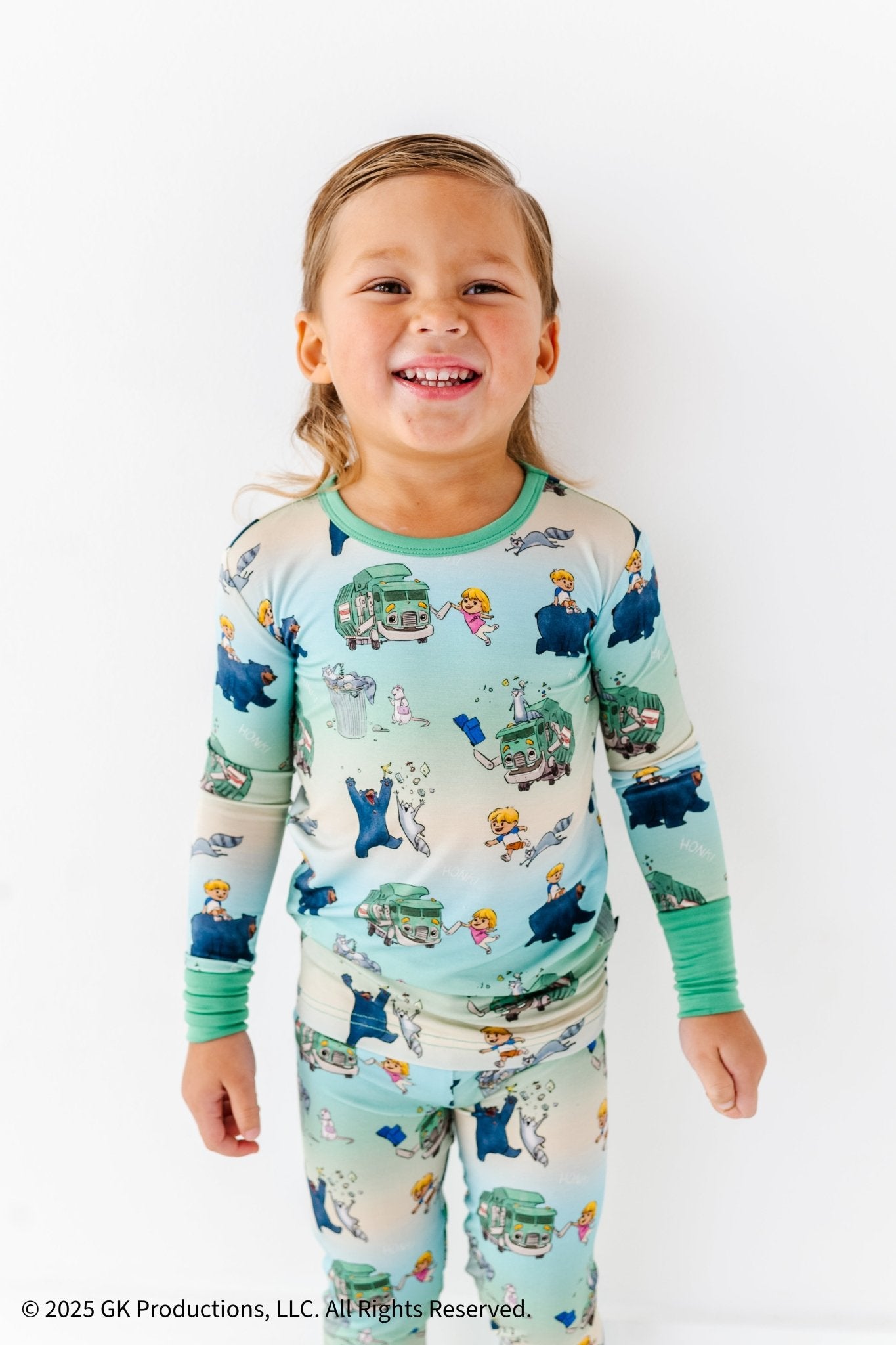 TWO PIECE JAMMIES - Trash Truck™ Honk! Honk! - The Sleepy Sloth