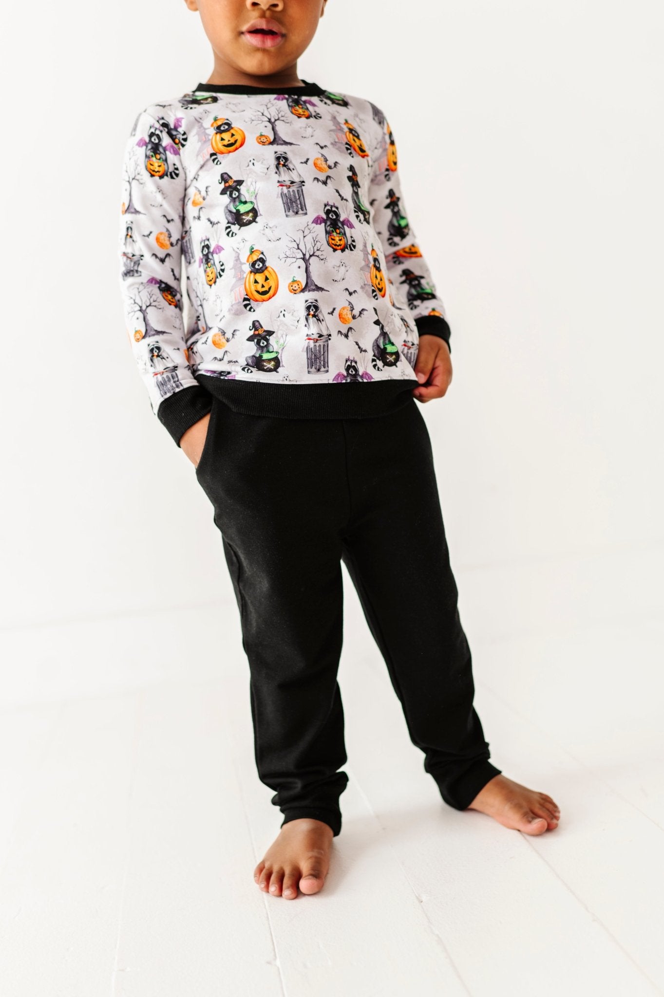 Two Piece Jogger Set - MIDNIGHT MISCHIEF - The Sleepy Sloth
