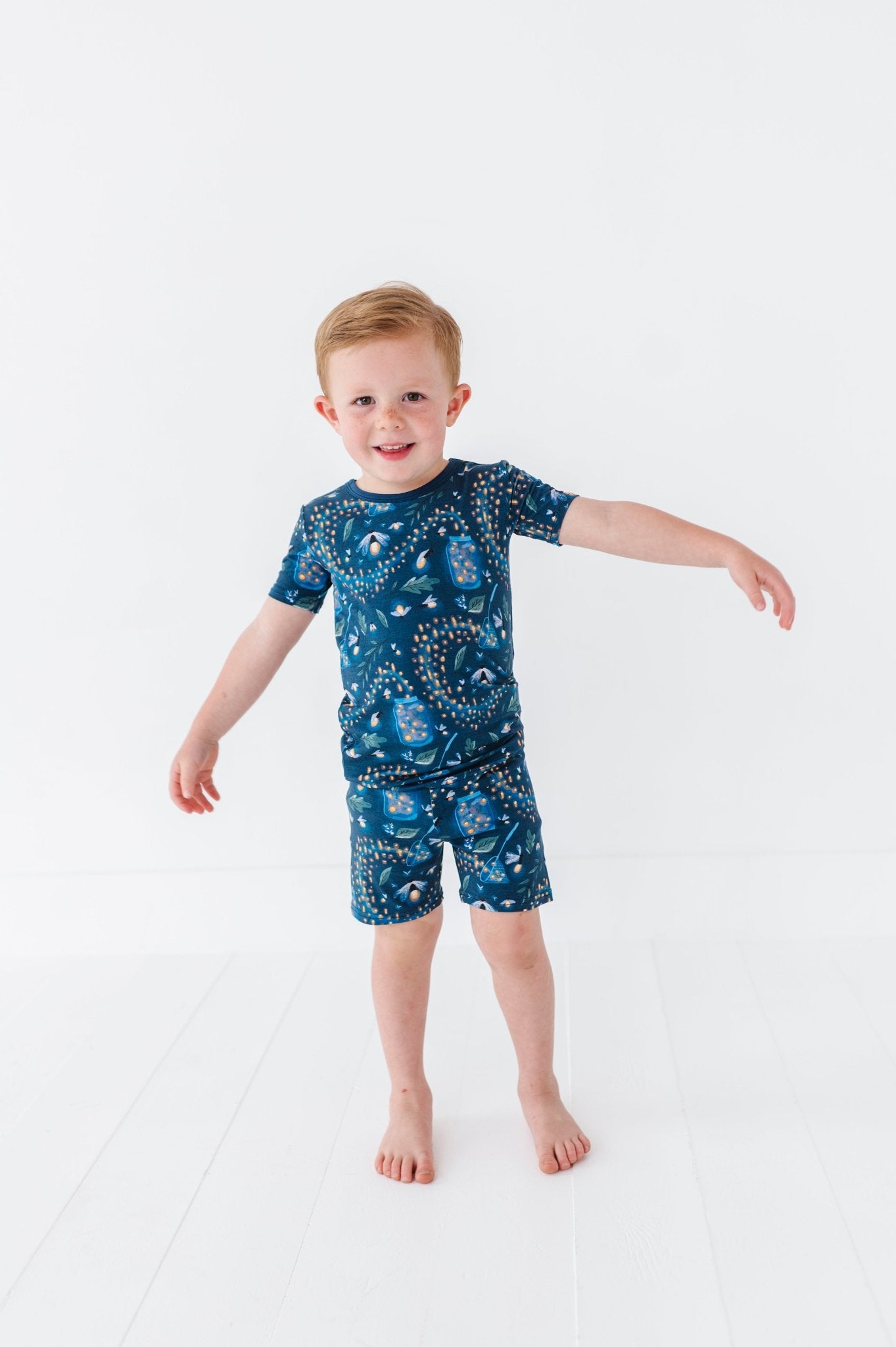 TWO PIECE SHORT JAMMIES - GLOW WITH THE FLOW - The Sleepy Sloth