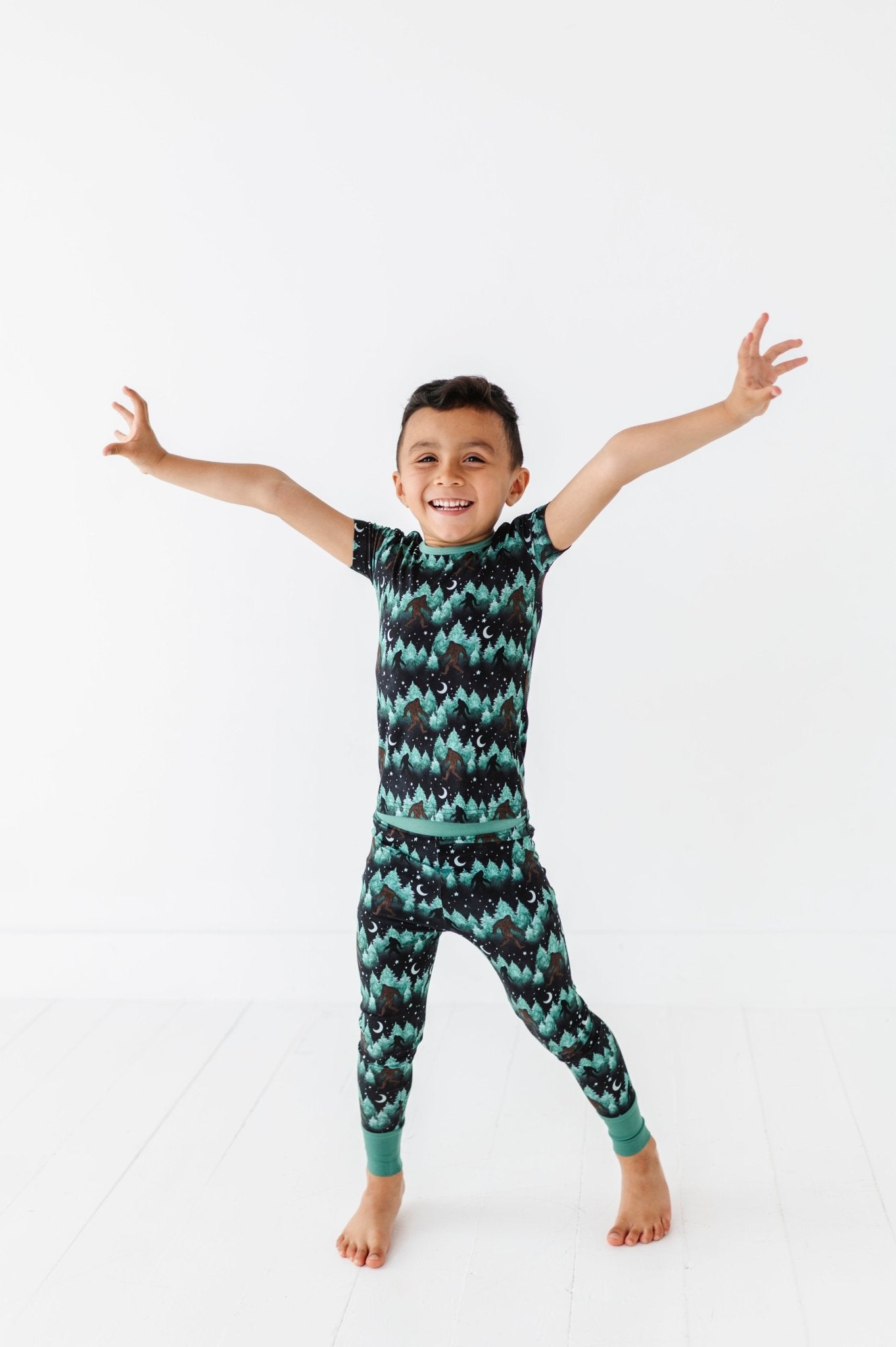 TWO PIECE SHORT SLEEVE WITH PANTS JAMMIES - GONE SQUACHIN’ - The Sleepy Sloth
