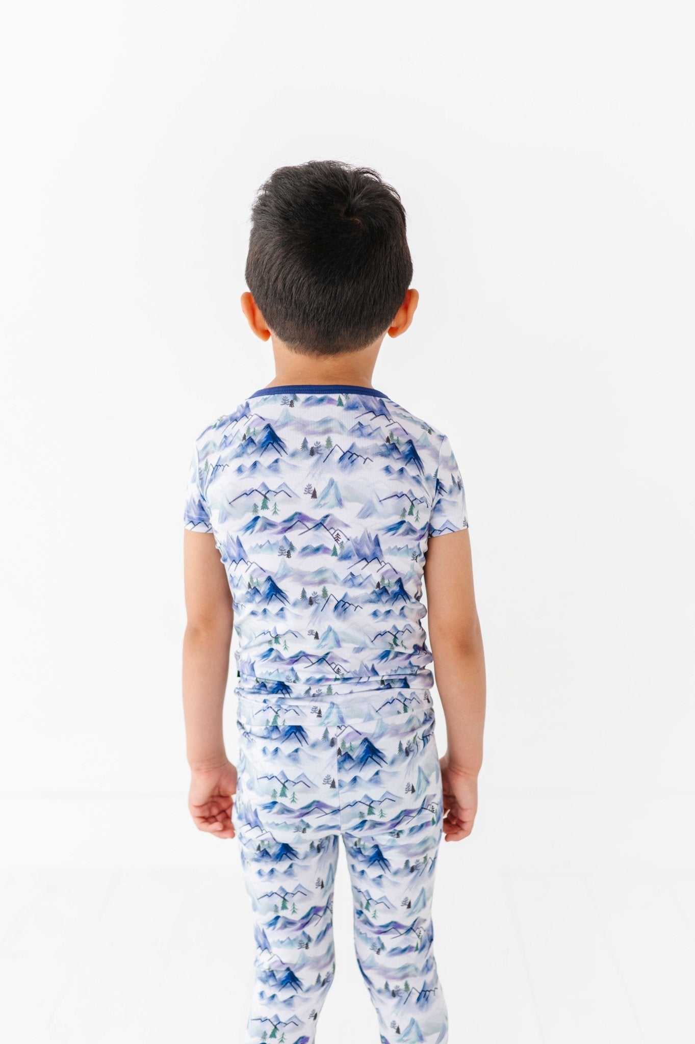 TWO PIECE SHORT SLEEVE WITH PANTS JAMMIES - MISTY MOUNTAINS - The Sleepy Sloth