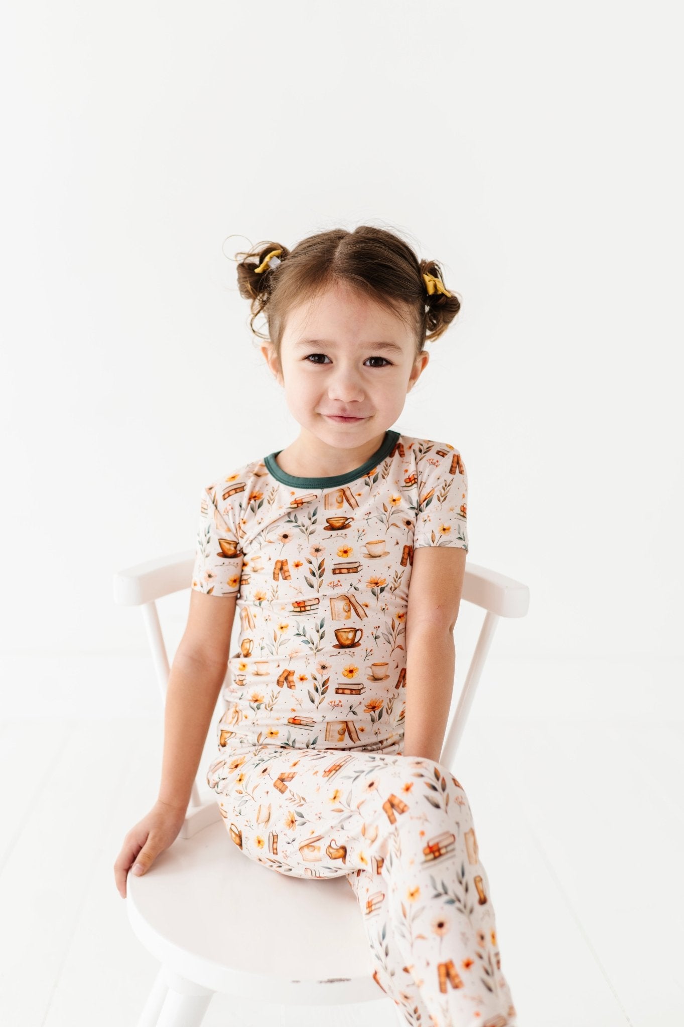 TWO PIECE SHORT SLEEVE WITH PANTS JAMMIES - PERFECTLY BREWED - The Sleepy Sloth