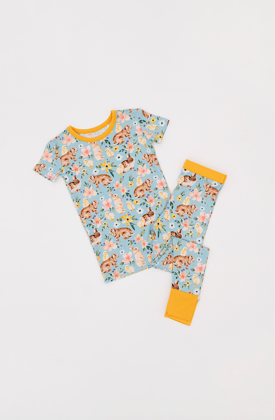 TWO PIECE SHORT SLEEVE WITH PANTS JAMMIES - SOMEBUNNY TO LOVE - The Sleepy Sloth