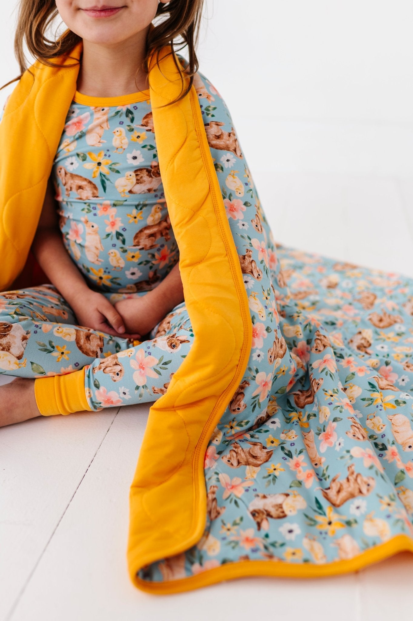 TWO PIECE SHORT SLEEVE WITH PANTS JAMMIES - SOMEBUNNY TO LOVE - The Sleepy Sloth