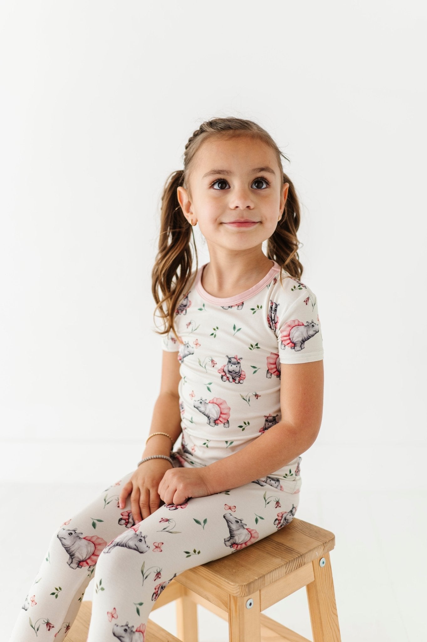 TWO PIECE SHORT SLEEVE WITH PANTS JAMMIES - TUTU CUTE - The Sleepy Sloth