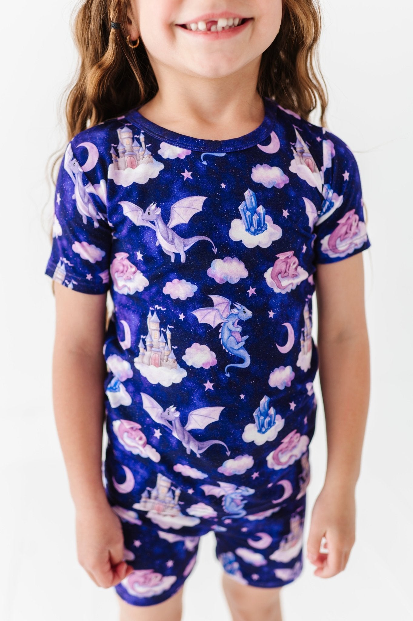 TWO PIECE SHORT SLEEVE WITH SHORTS JAMMIES - PRISMA - The Sleepy Sloth