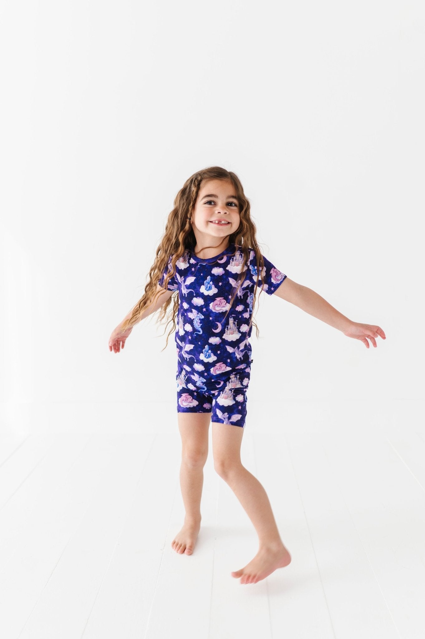 TWO PIECE SHORT SLEEVE WITH SHORTS JAMMIES - PRISMA - The Sleepy Sloth