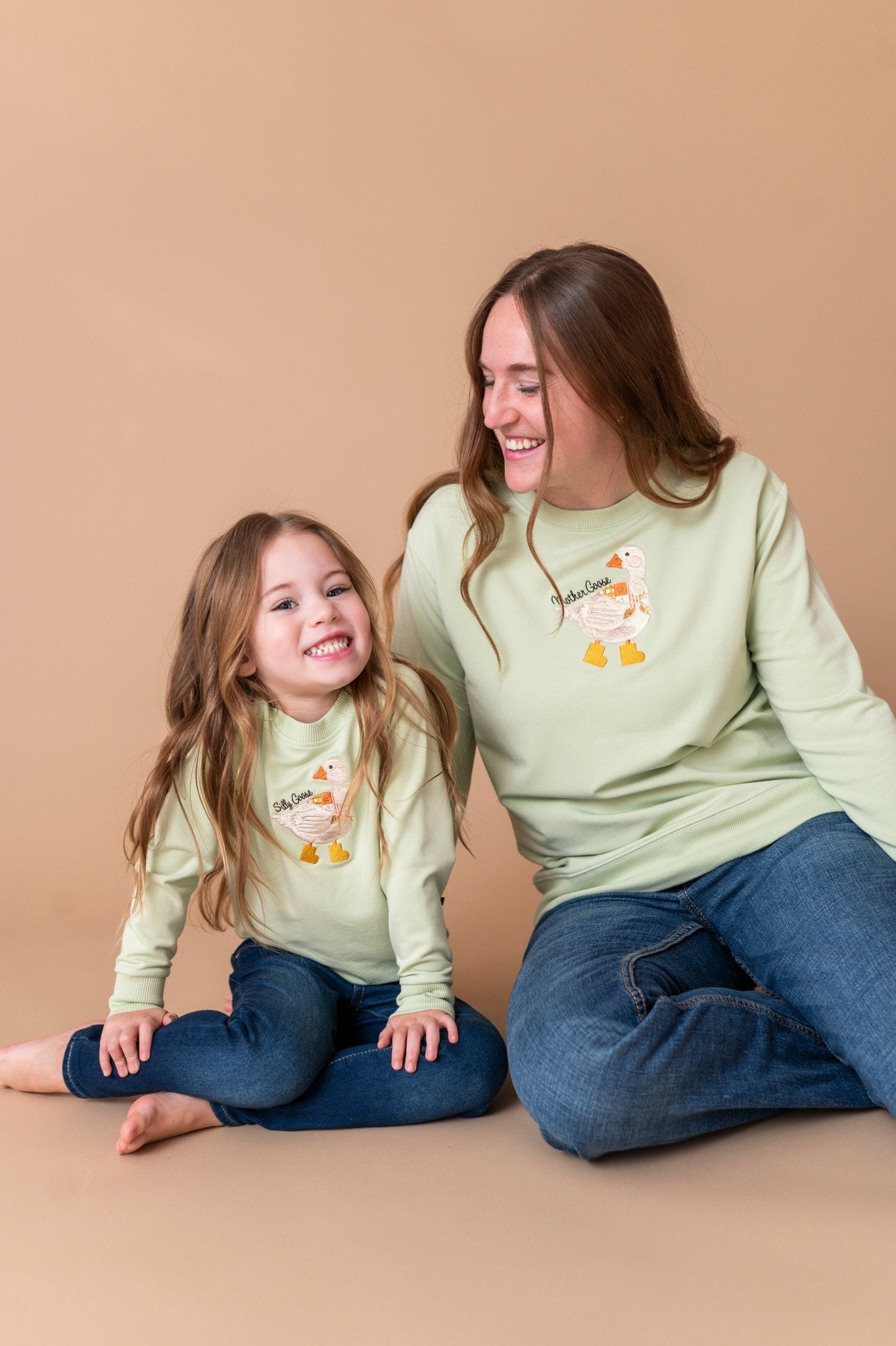 Womens Crewneck - MOTHER GOOSE - The Sleepy Sloth