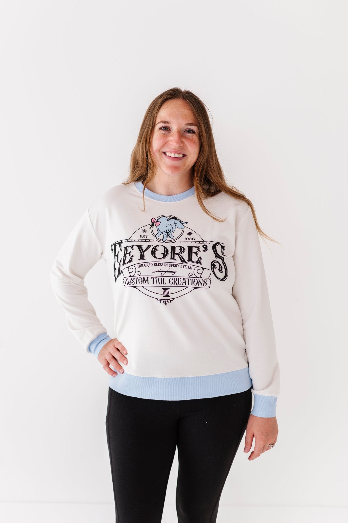 WOMENS GRAPHIC CREWNECK - EEYORE THE BEST - The Sleepy Sloth