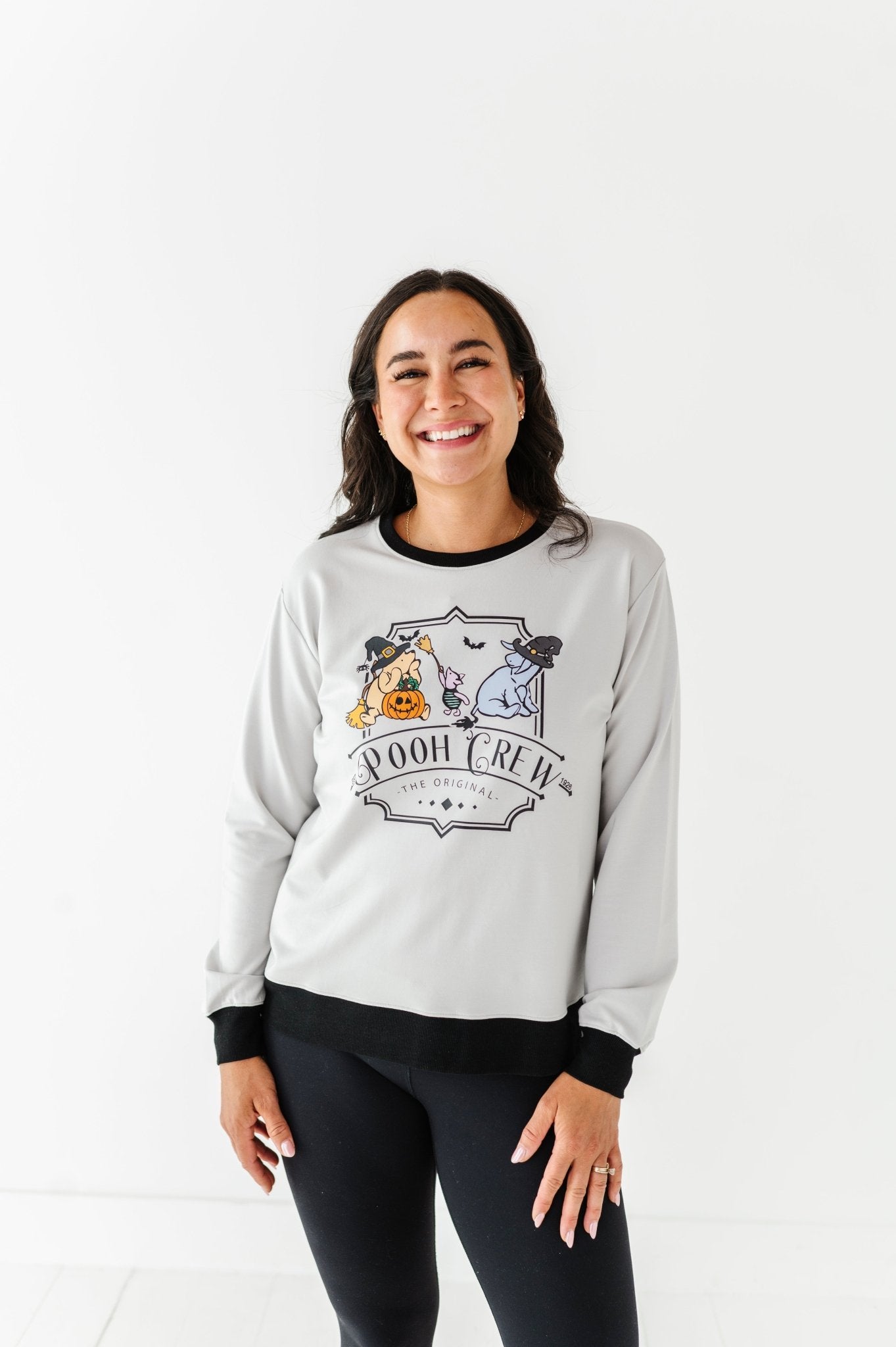 WOMENS GRAPHIC CREWNECK - POOH CREW - The Sleepy Sloth