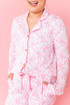 Women's Luxe Pajama Set - LOVELACE BOWS