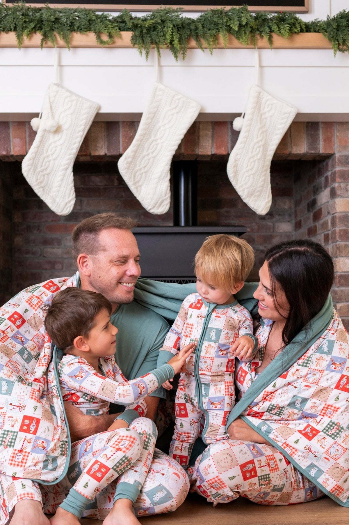 Women's Luxe Pajama Set - Merry Mosaic - The Sleepy Sloth