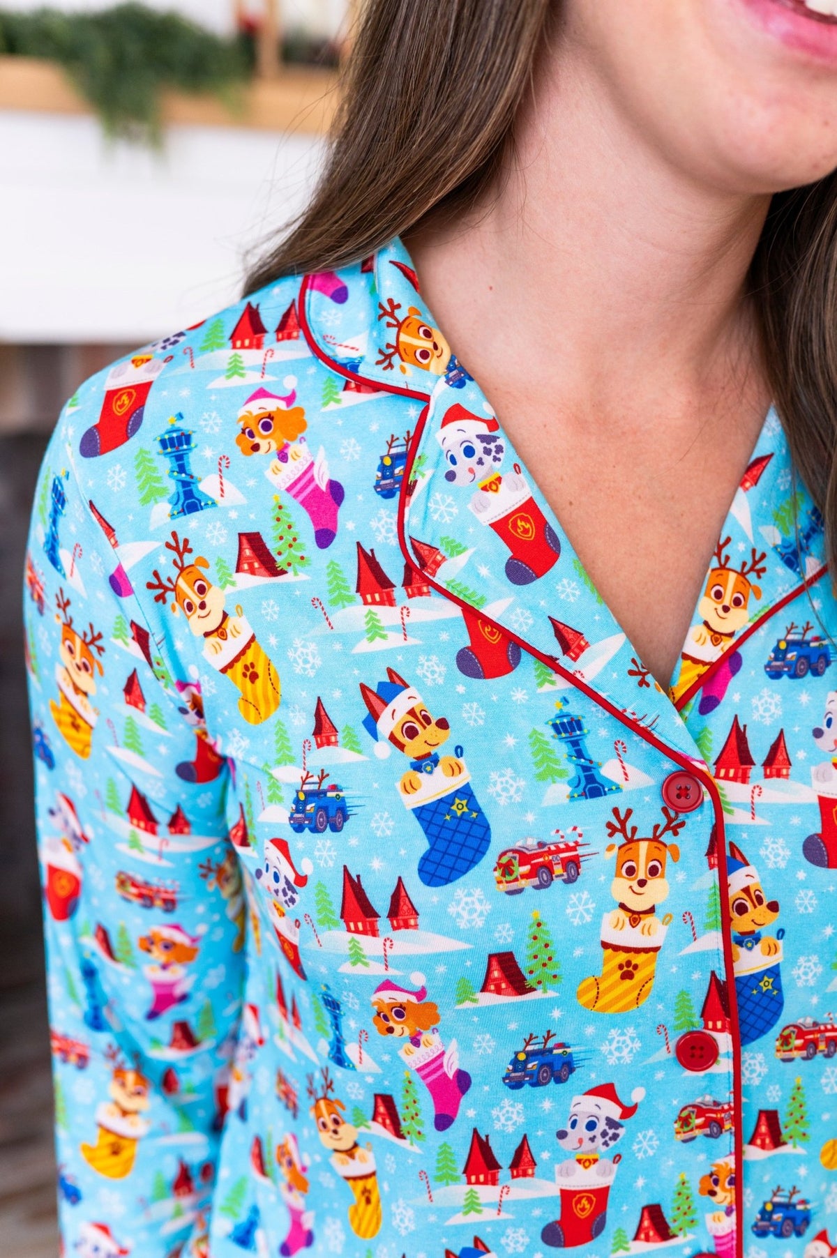 Women's Luxe Pajama Set - Paw Patrol™ Deck the PAWs - The Sleepy Sloth