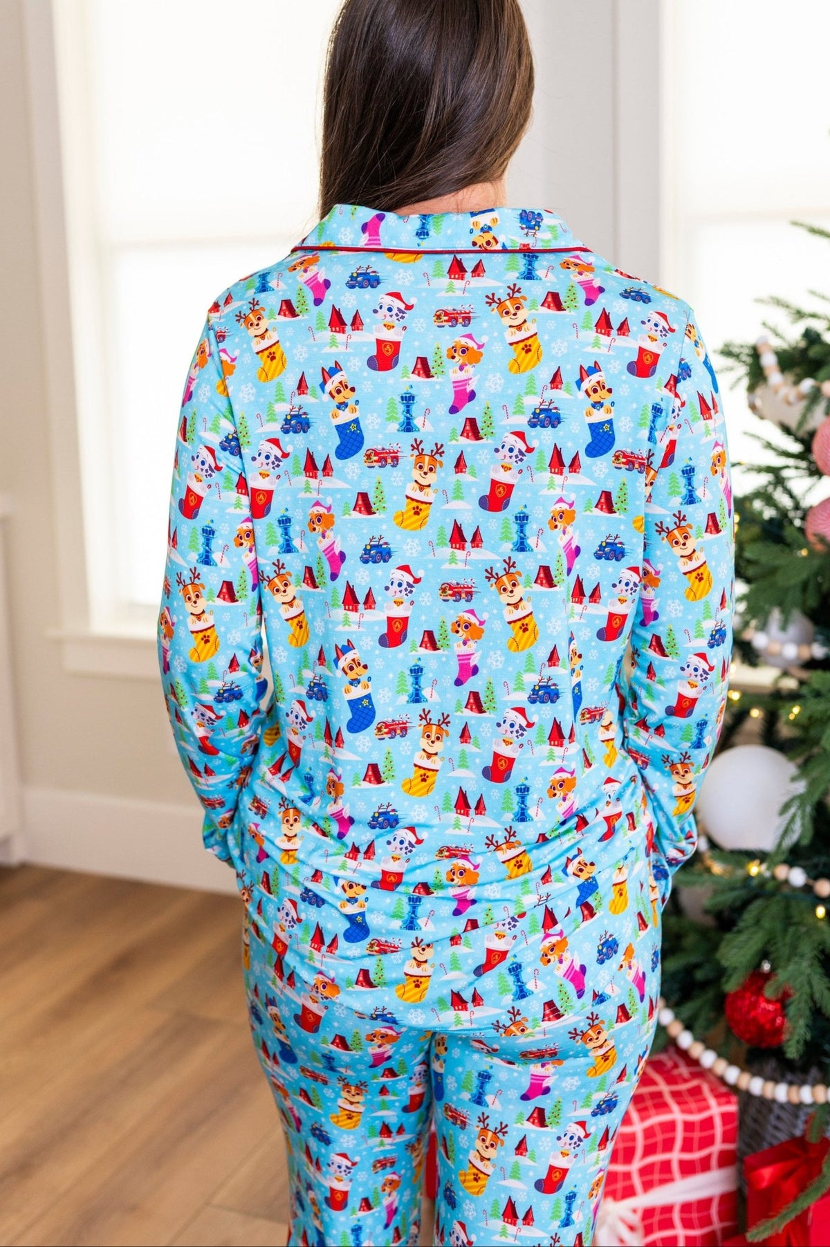 Women's Luxe Pajama Set - Paw Patrol™ Deck the PAWs - The Sleepy Sloth
