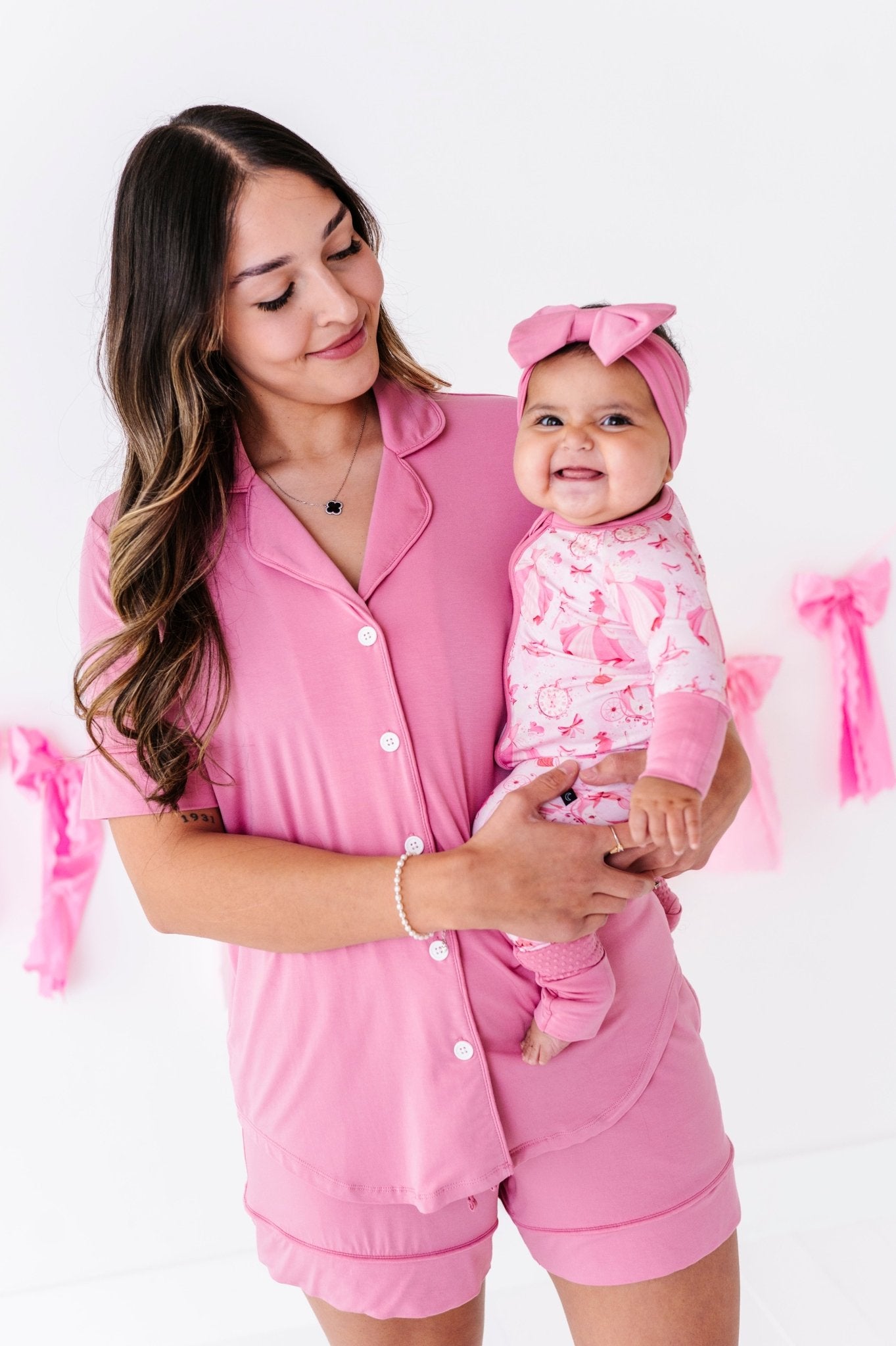 Women's Luxe Pajama Set - ROYAL ROSÉ - The Sleepy Sloth