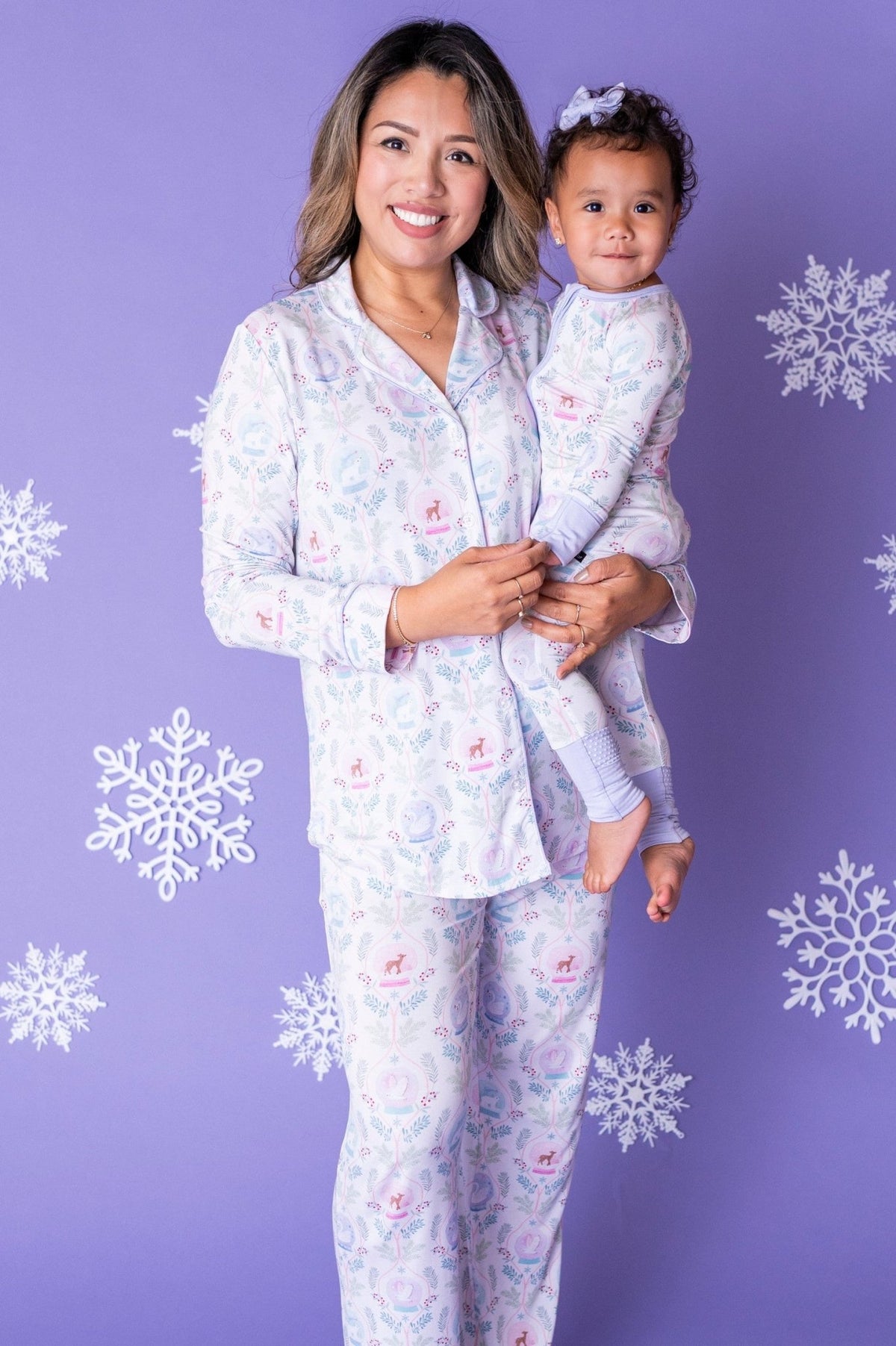 Women's Luxe Pajama Set - Snow Much Wonder - The Sleepy Sloth