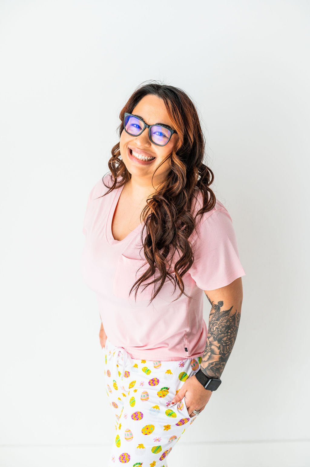 WOMEN'S SHIRT - TICKLED PINK - The Sleepy Sloth