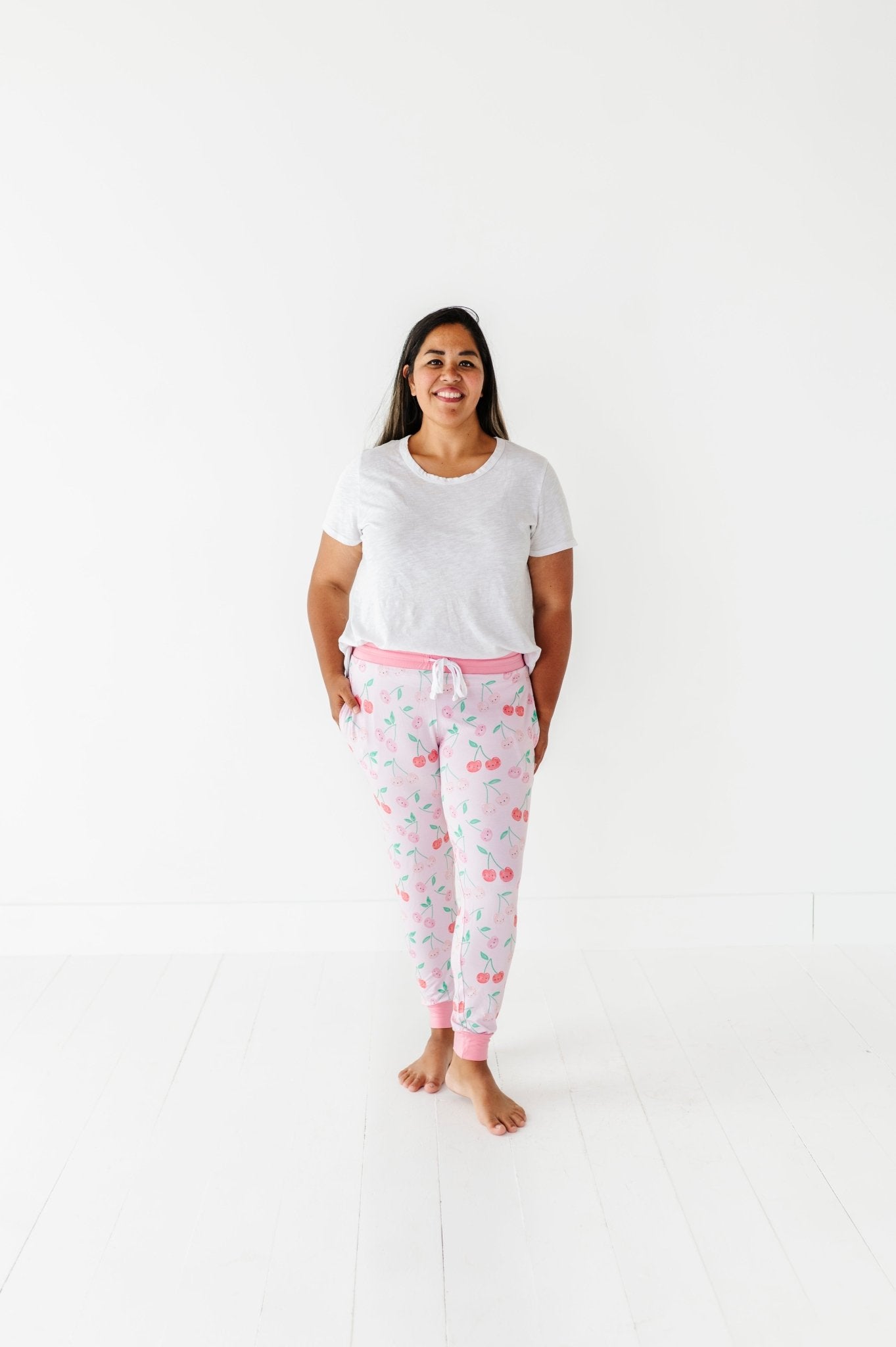 WOMEN'S SLEEPY PANTS - CHERRY SWEET - The Sleepy Sloth