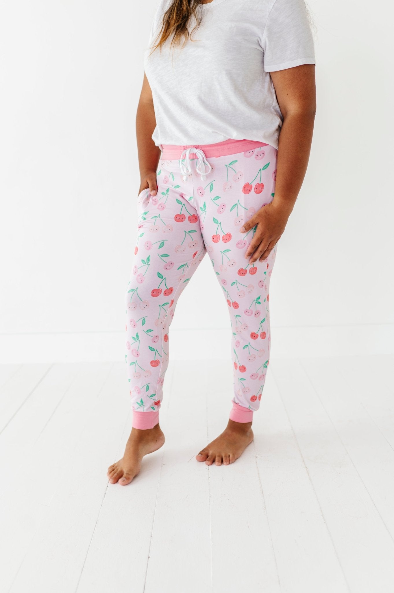 WOMEN'S SLEEPY PANTS - CHERRY SWEET - The Sleepy Sloth