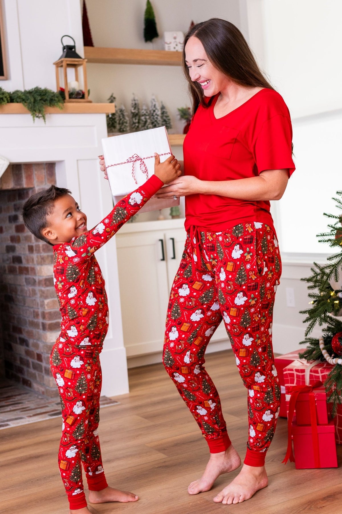 Women's Sleepy Pants - Jolly St Nick - The Sleepy Sloth