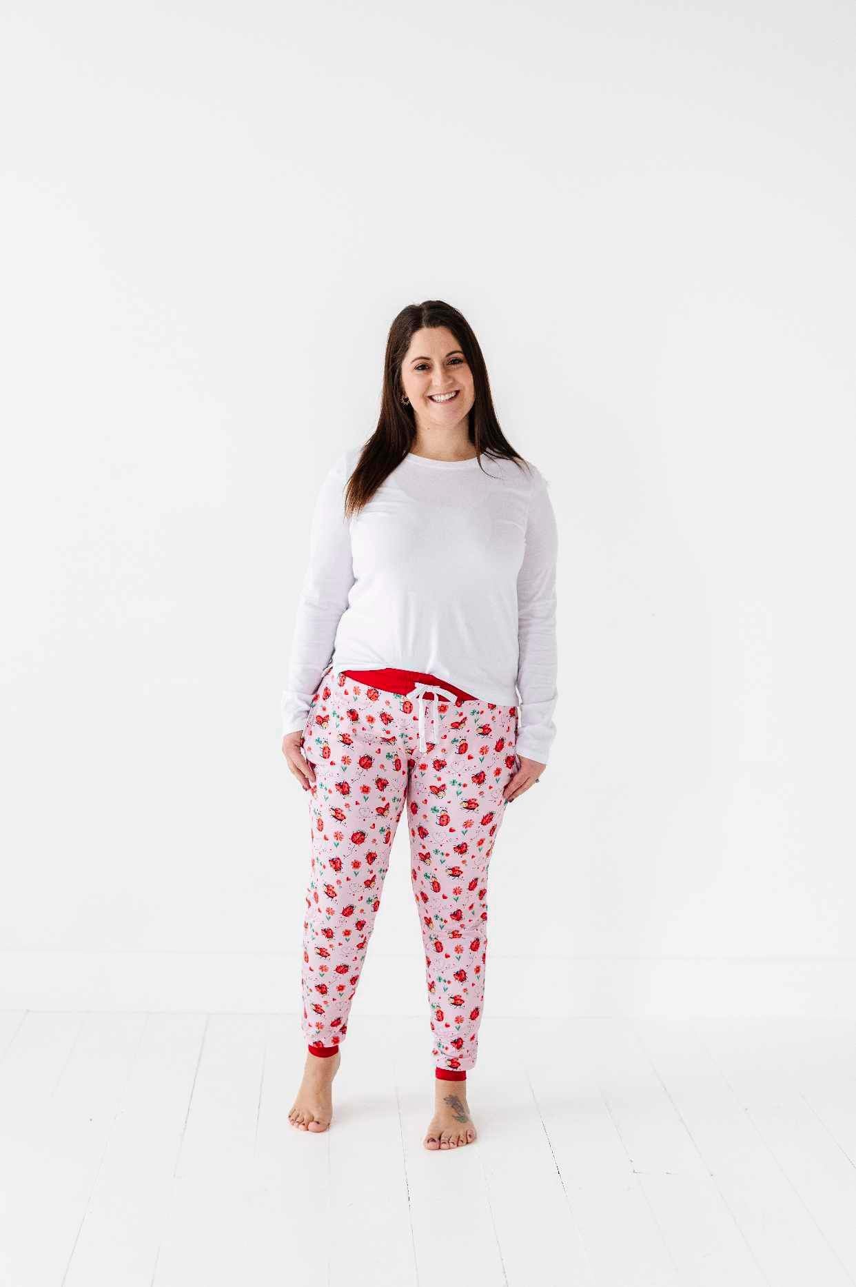 WOMEN'S SLEEPY PANTS - LITTLE LADY LOVE - The Sleepy Sloth