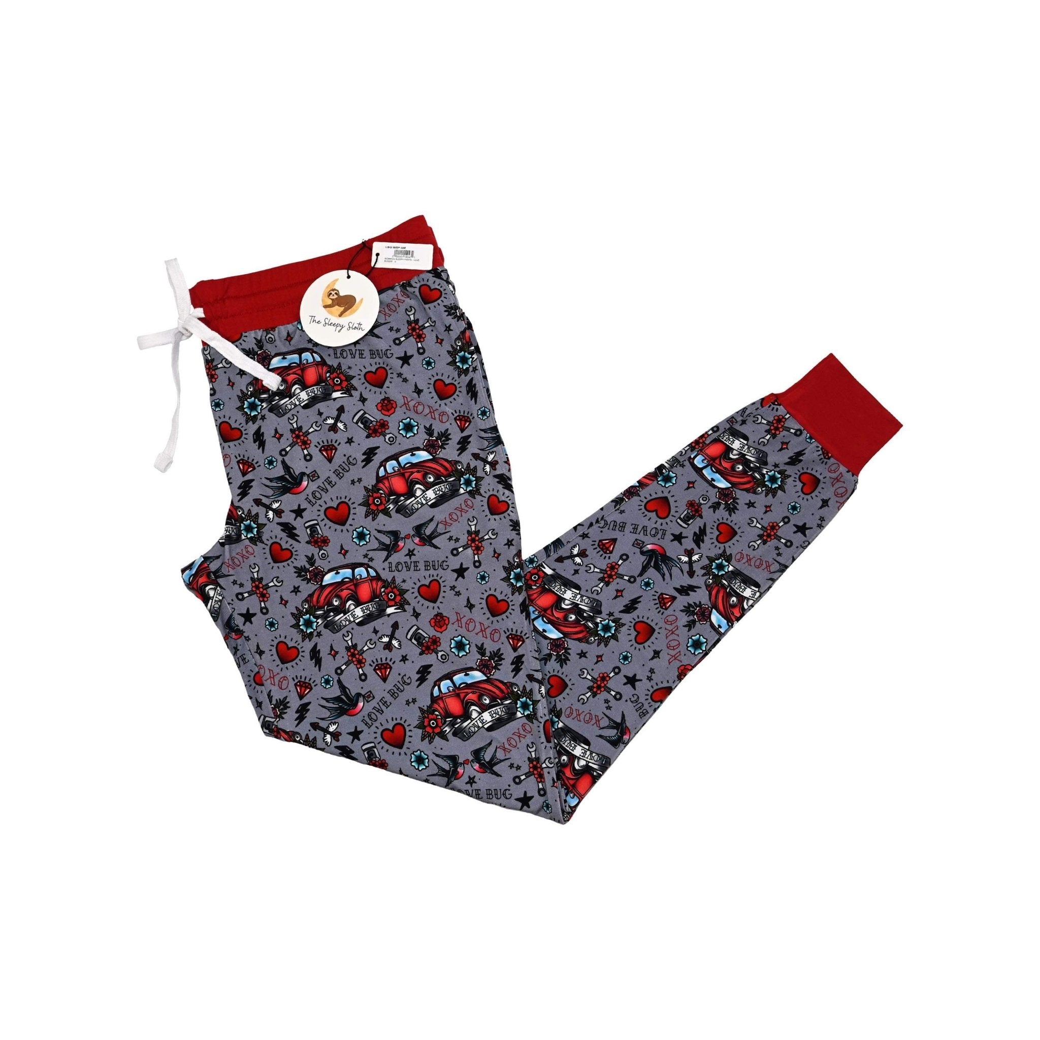 WOMEN'S SLEEPY PANTS - LOVE BUGGIE - The Sleepy Sloth