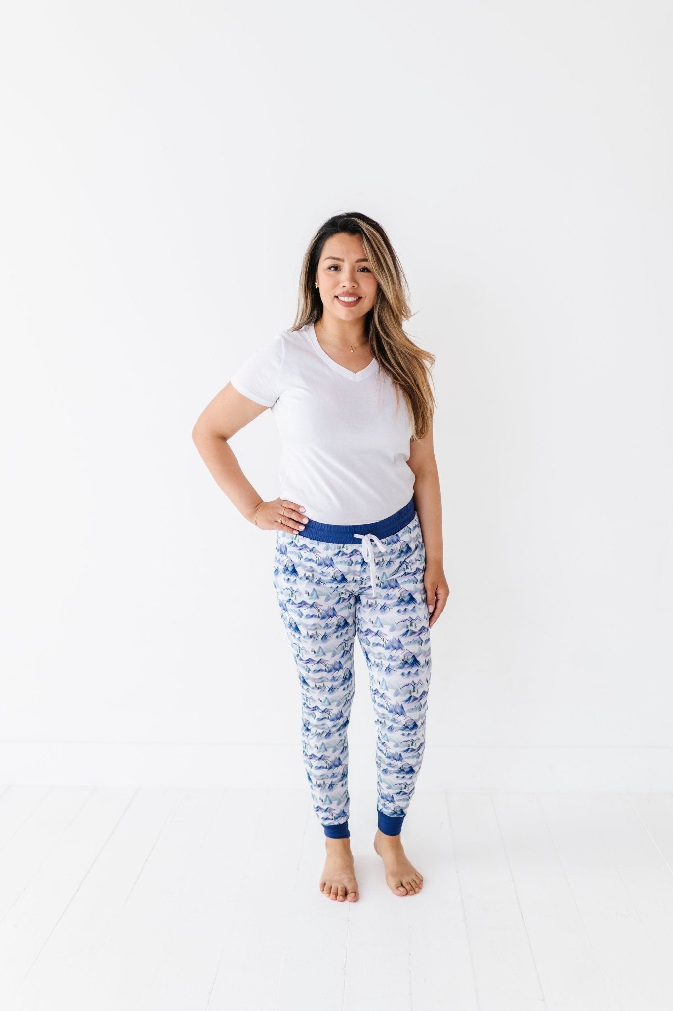 WOMEN'S SLEEPY PANTS - MISTY MOUNTAINS - The Sleepy Sloth