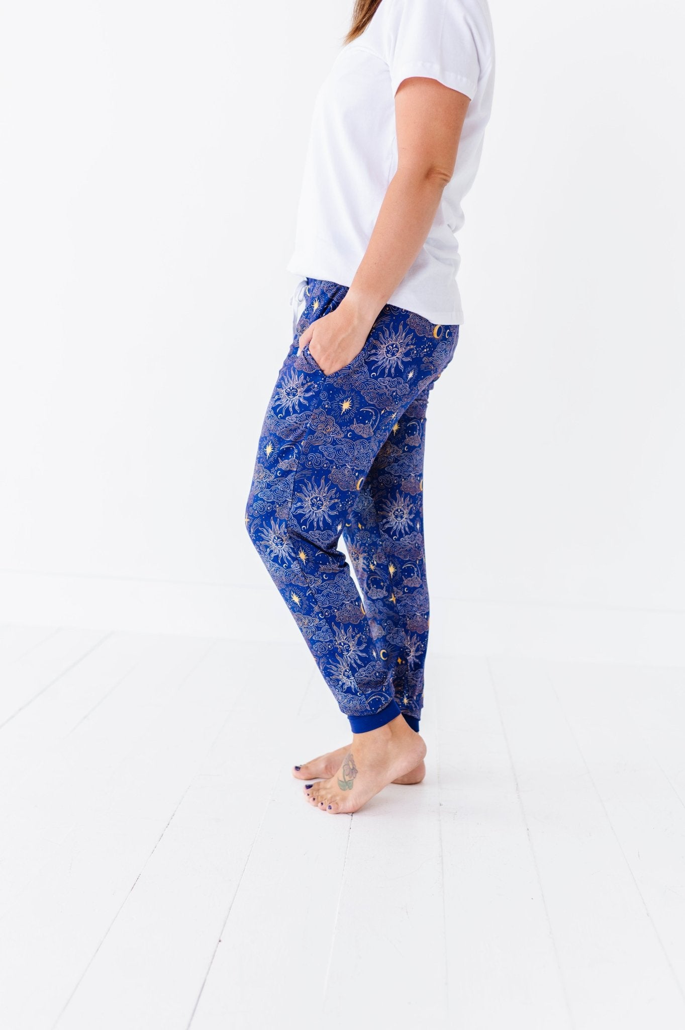 WOMEN'S SLEEPY PANTS - MYSTIC SKY - The Sleepy Sloth