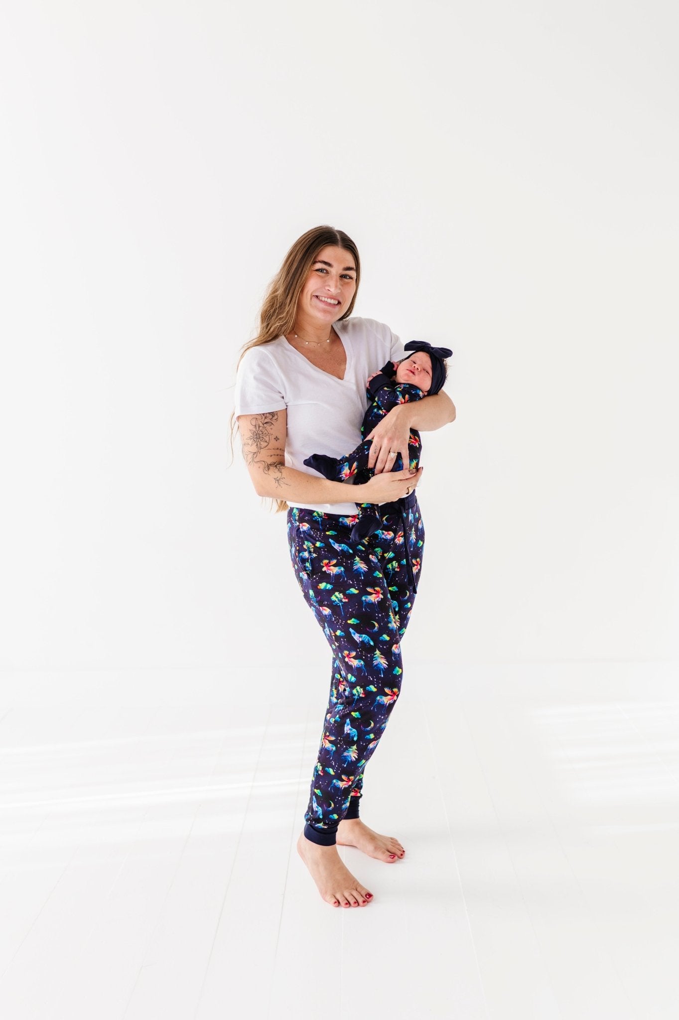 Women's Sleepy Pants - NORTHERN NIGHTS - The Sleepy Sloth