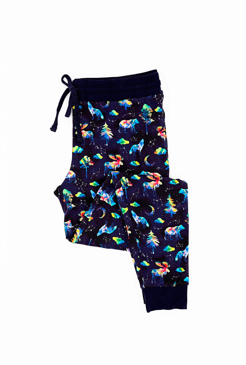 Women's Sleepy Pants - NORTHERN NIGHTS - The Sleepy Sloth