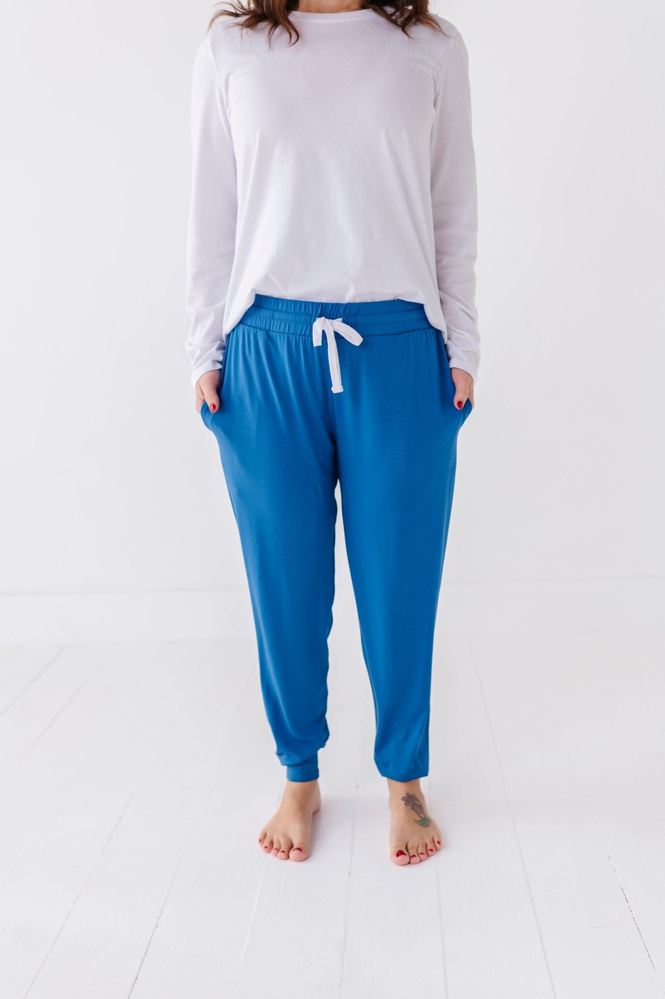 WOMEN'S SLEEPY PANTS - ROYAL - The Sleepy Sloth