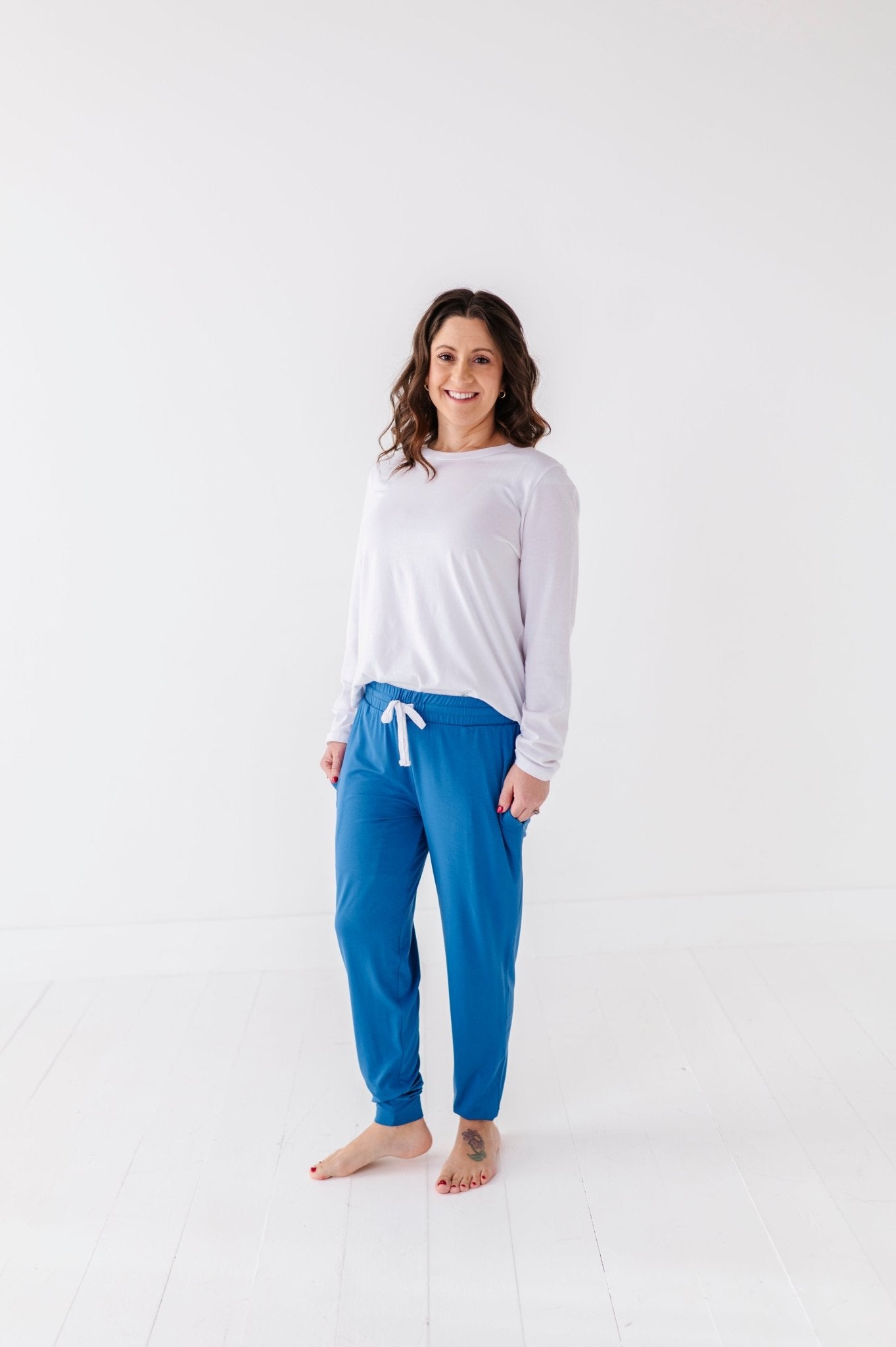 WOMEN'S SLEEPY PANTS - ROYAL - The Sleepy Sloth