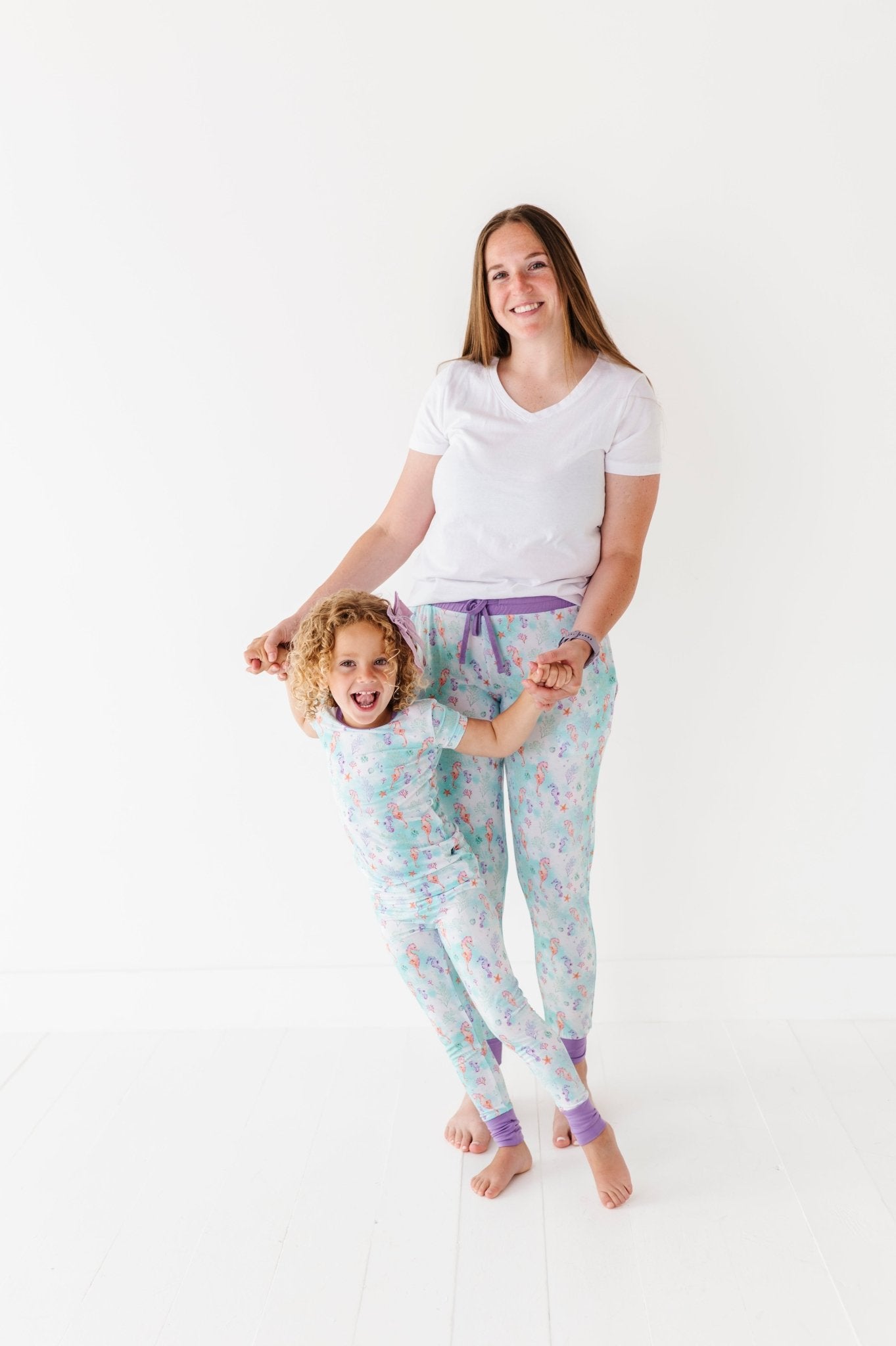 WOMEN'S SLEEPY PANTS* - SEAHORSIN' AROUND - The Sleepy Sloth