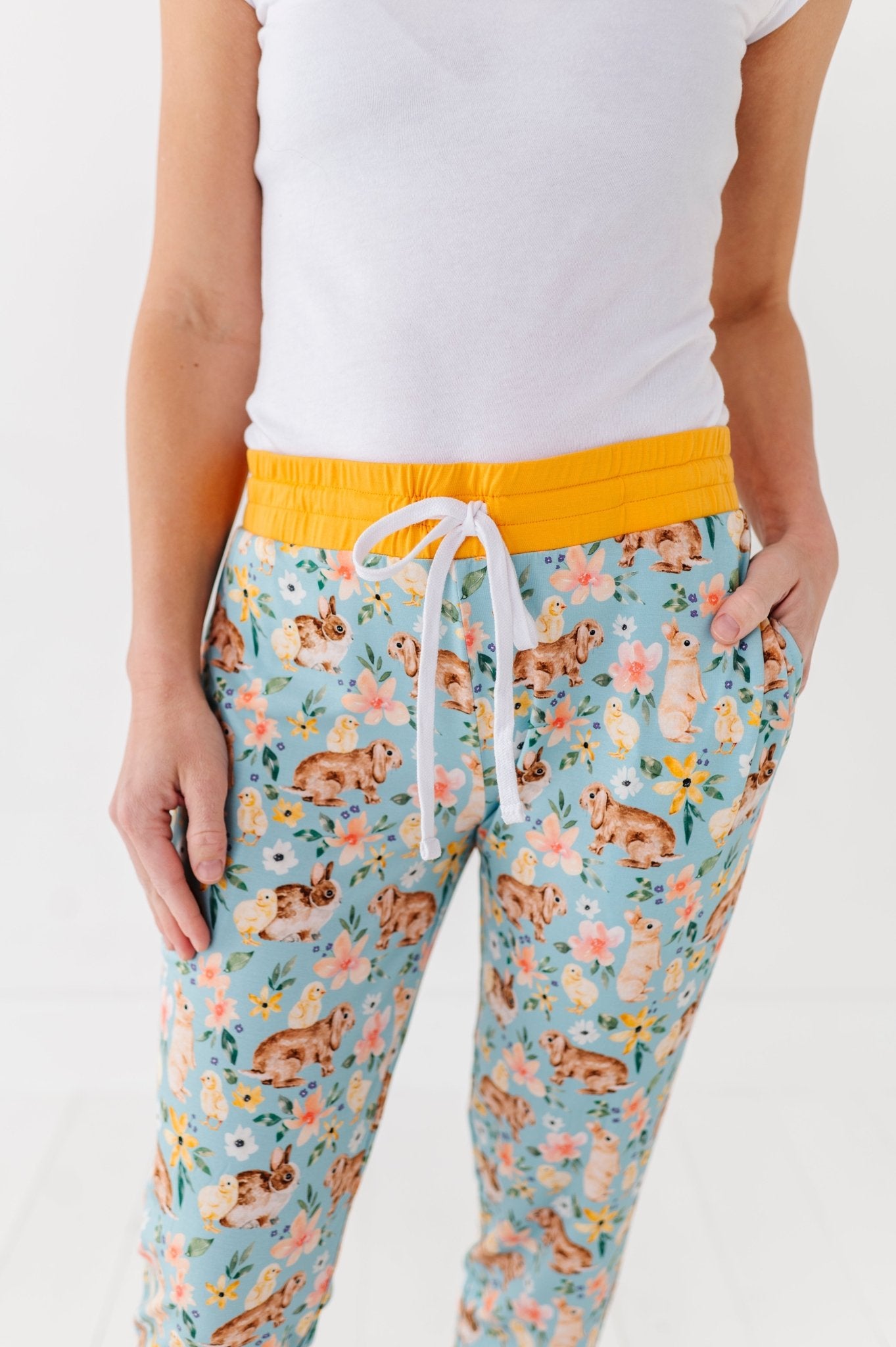 WOMEN'S SLEEPY PANTS - SOMEBUNNY TO LOVE - The Sleepy Sloth