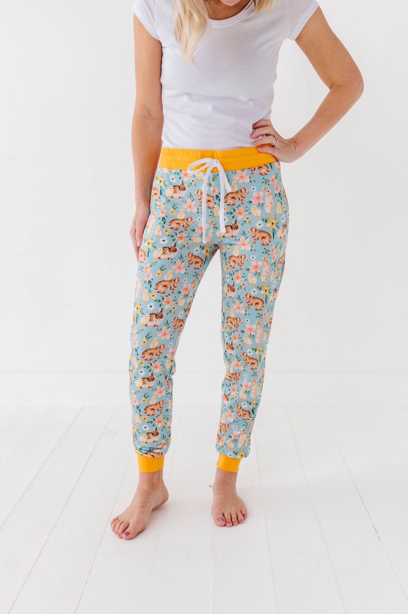 WOMEN'S SLEEPY PANTS - SOMEBUNNY TO LOVE - The Sleepy Sloth