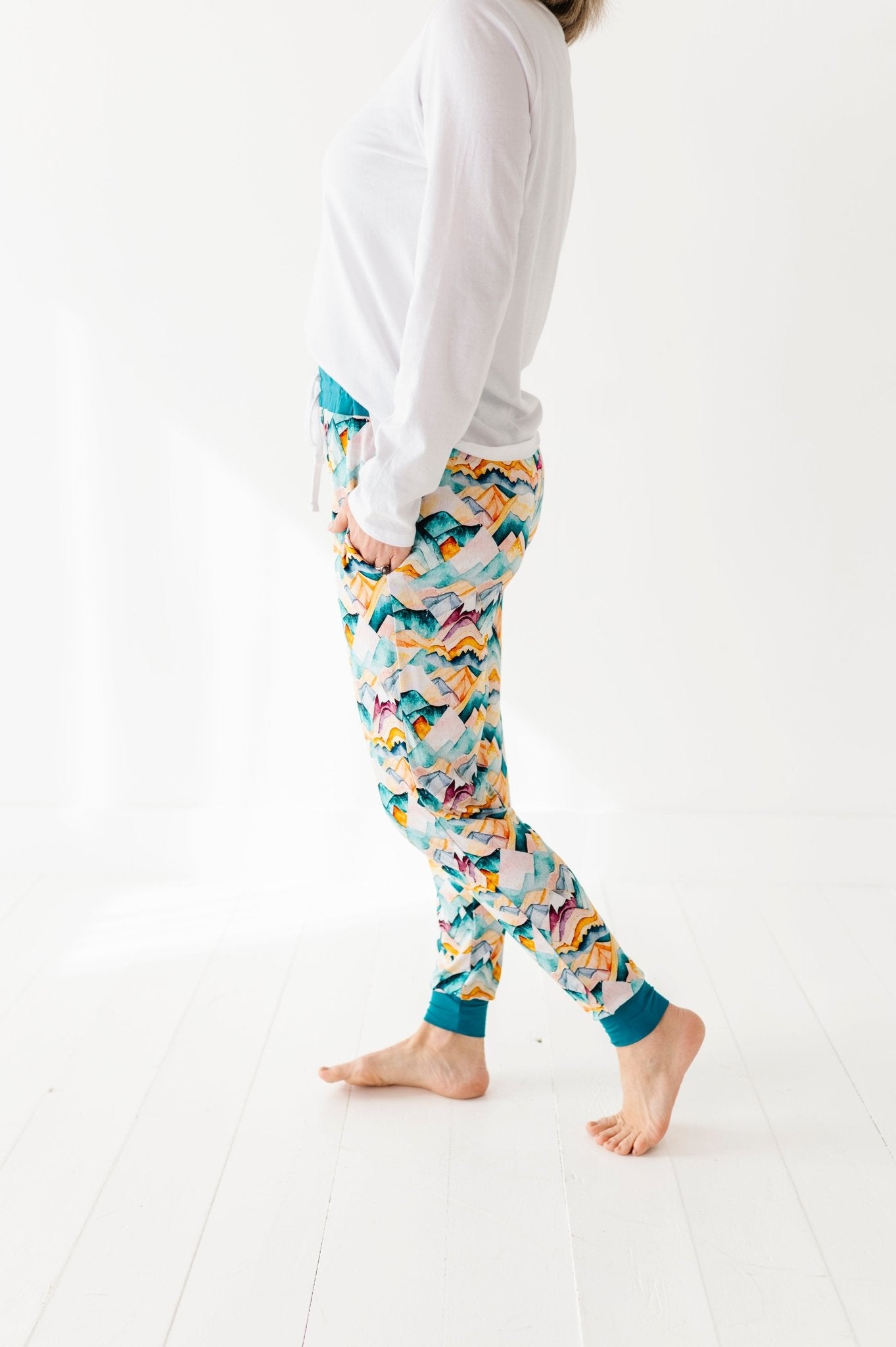WOMEN'S SLEEPY PANTS - SPRING MOUNTAINS - The Sleepy Sloth